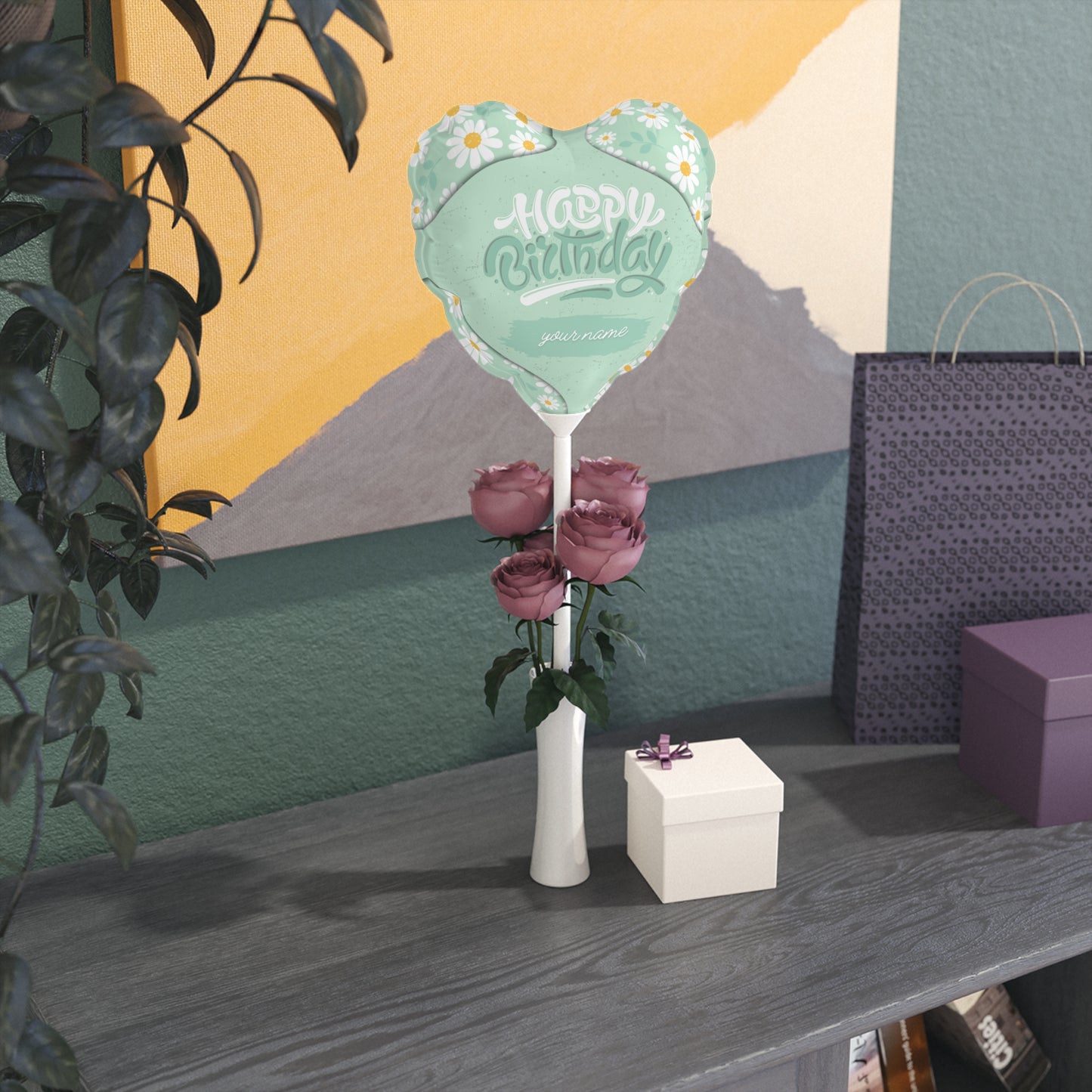 Mint Vibes Balloons (Round and Heart-shaped), 6"