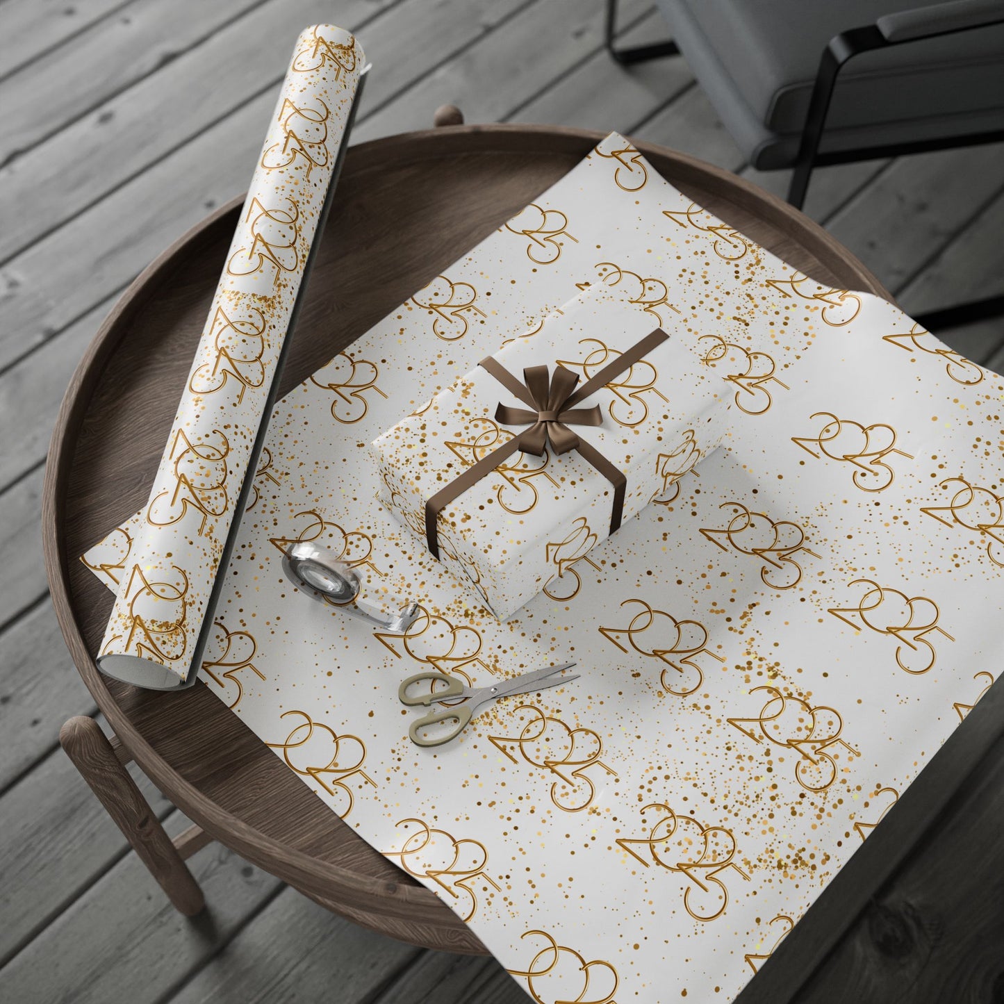 Golden New Beginnings Wrapping Papers