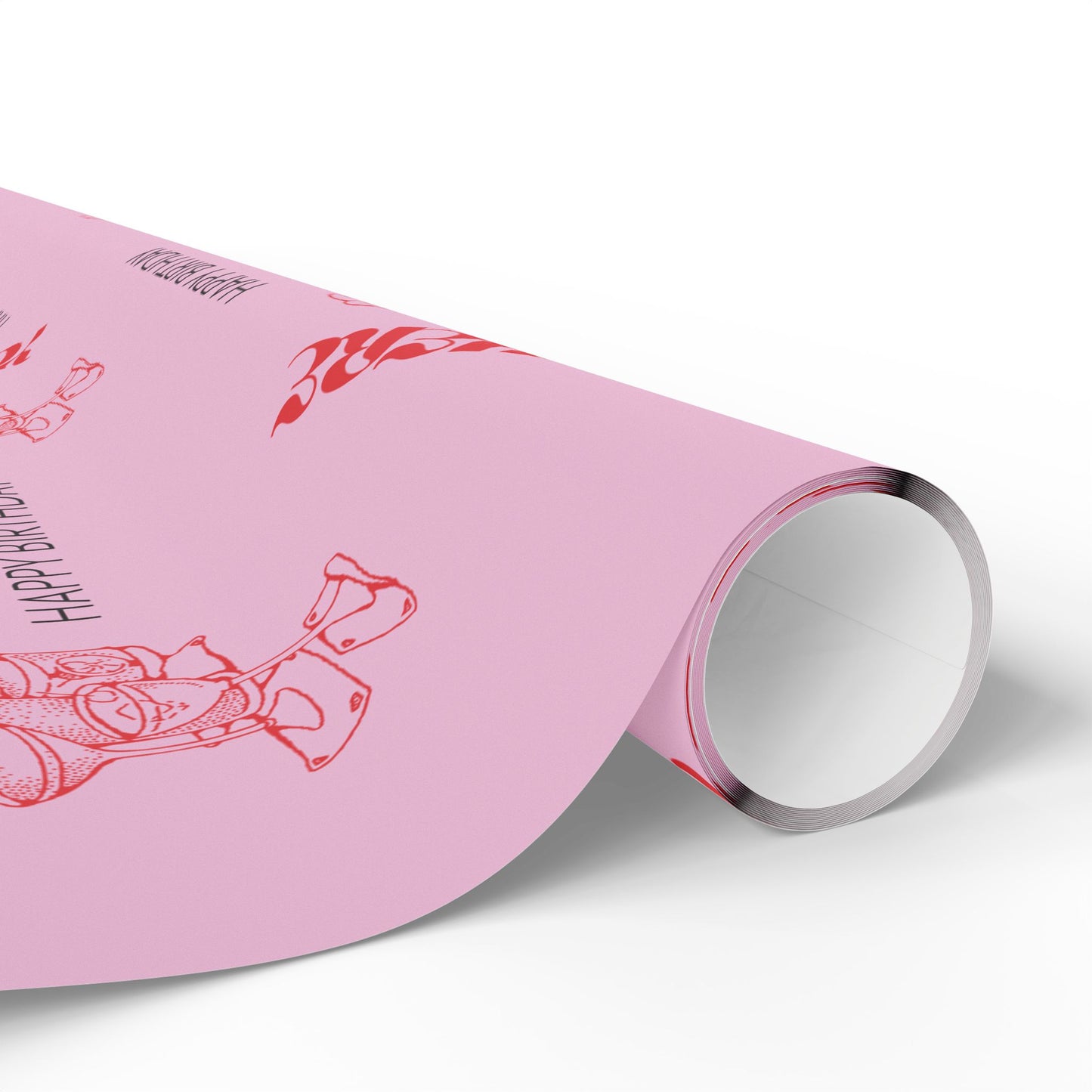Retro Cocktail Wrapping Paper