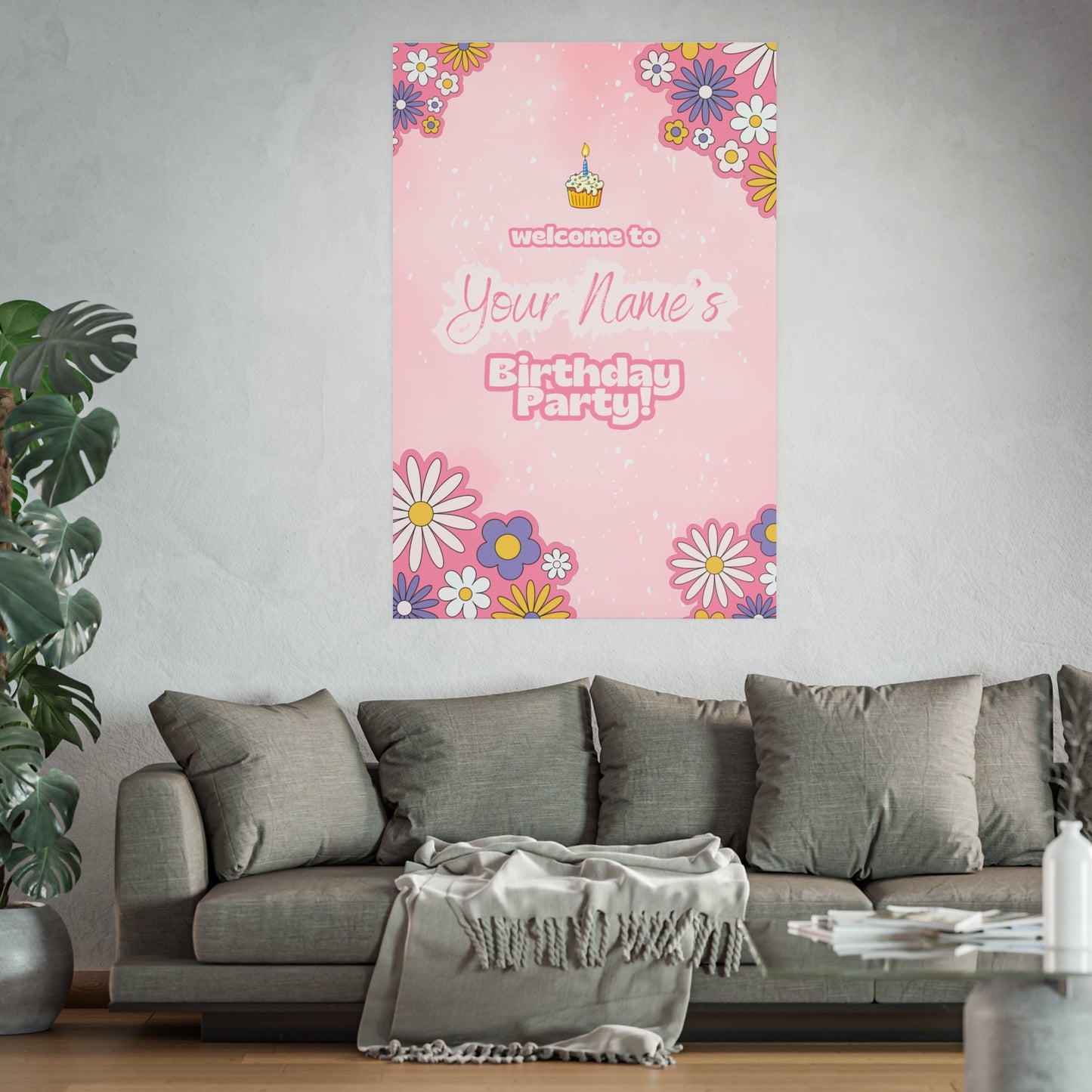 Blossom Birthday Matte Posters