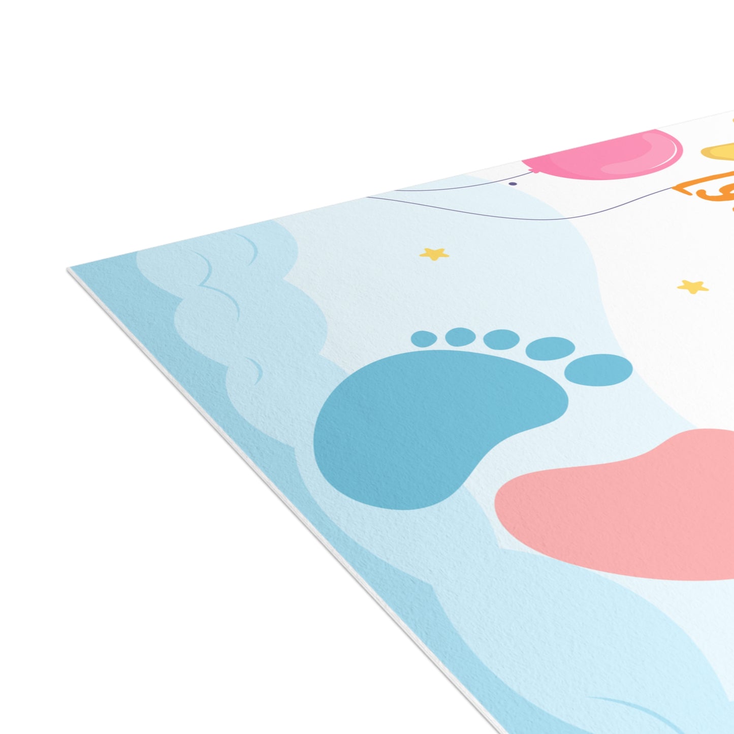 Tiny Steps, Big Dreams Invitation Postcard