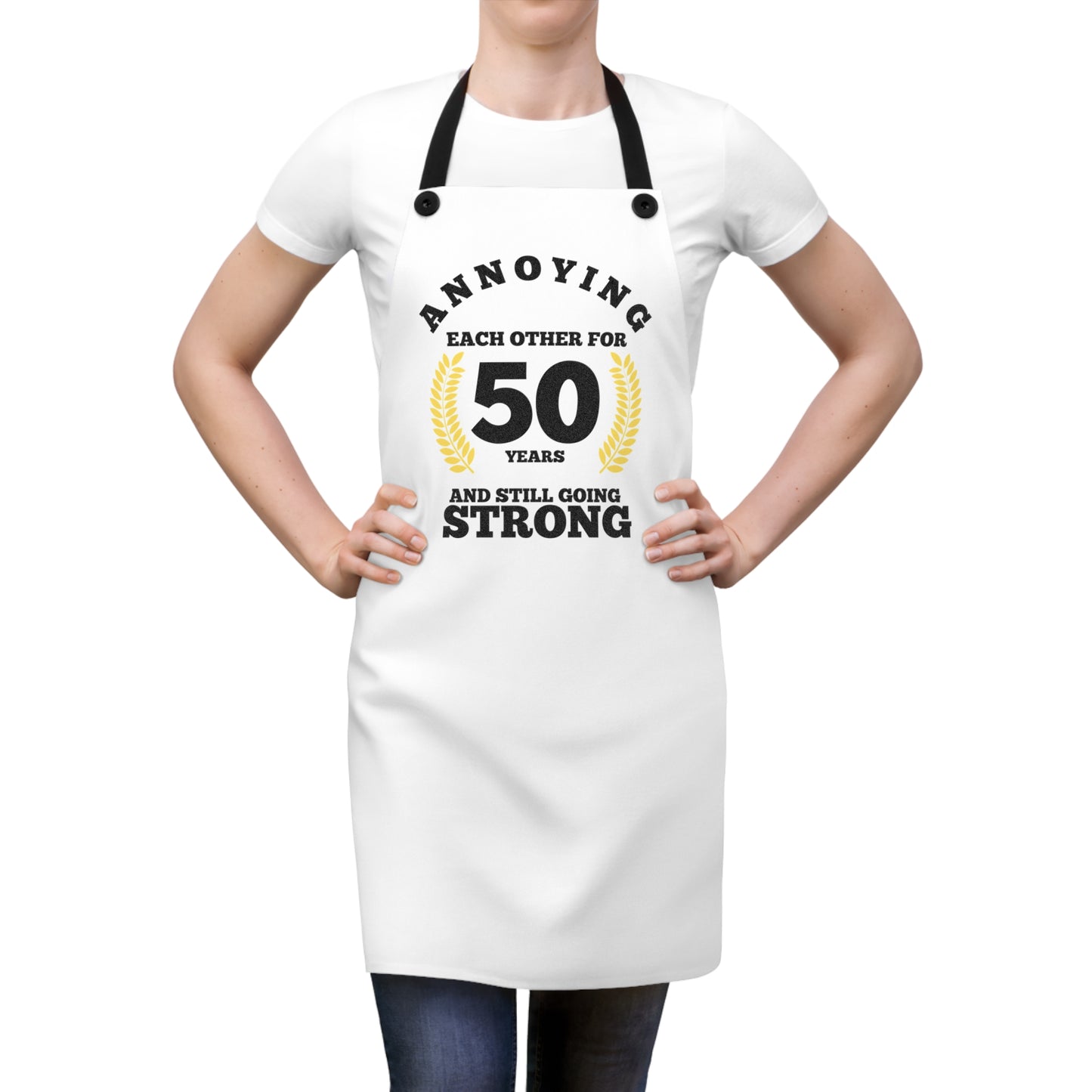 "50 Years Strong" Anniversary Apron