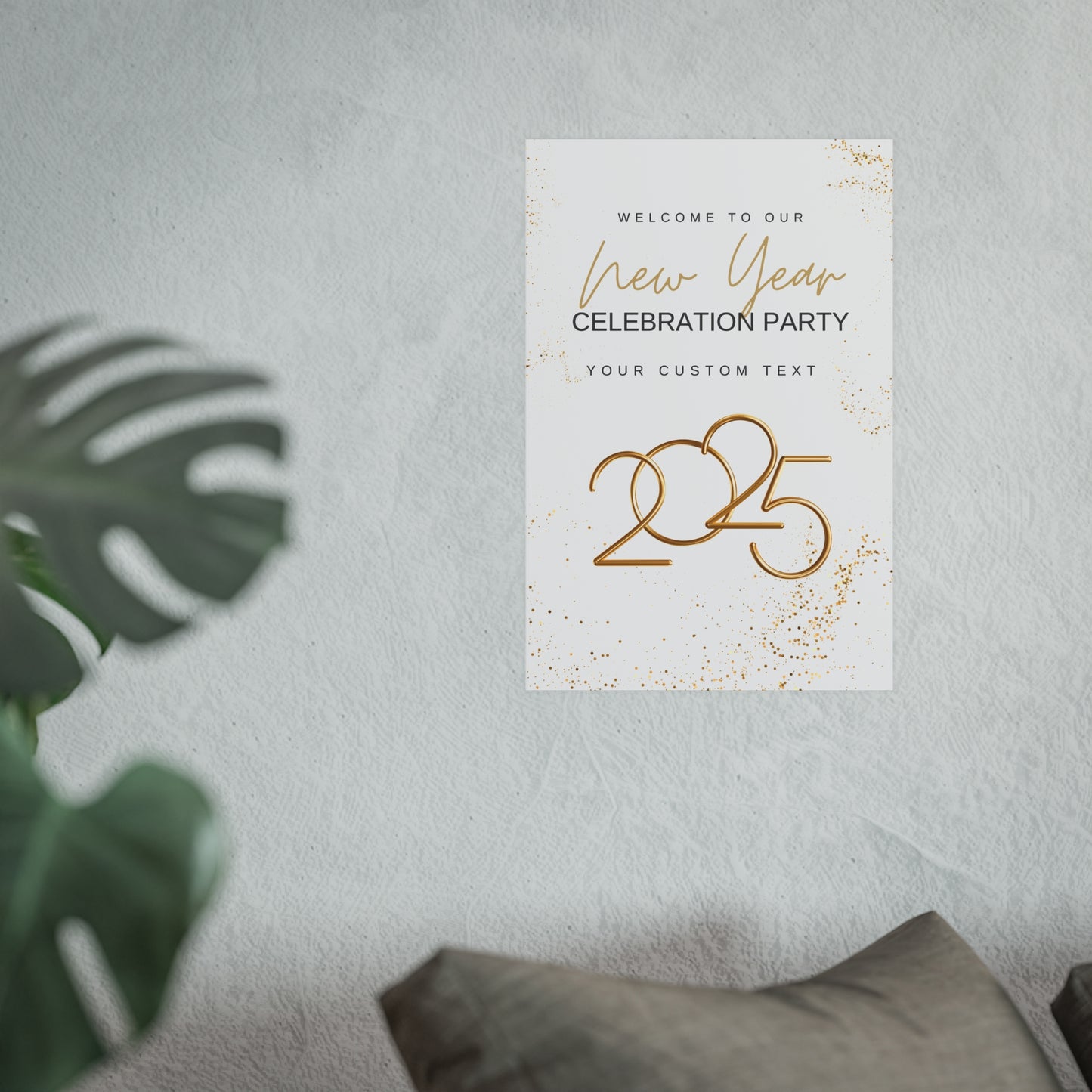 Golden New Beginnings Matte Posters