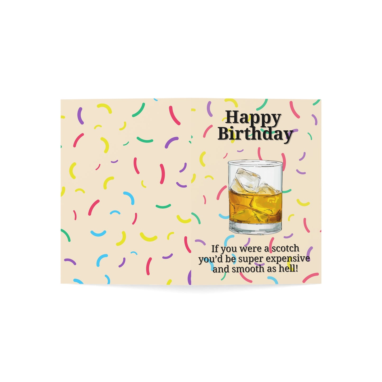 "Smooth as Scotch" Birthday Greeting Card