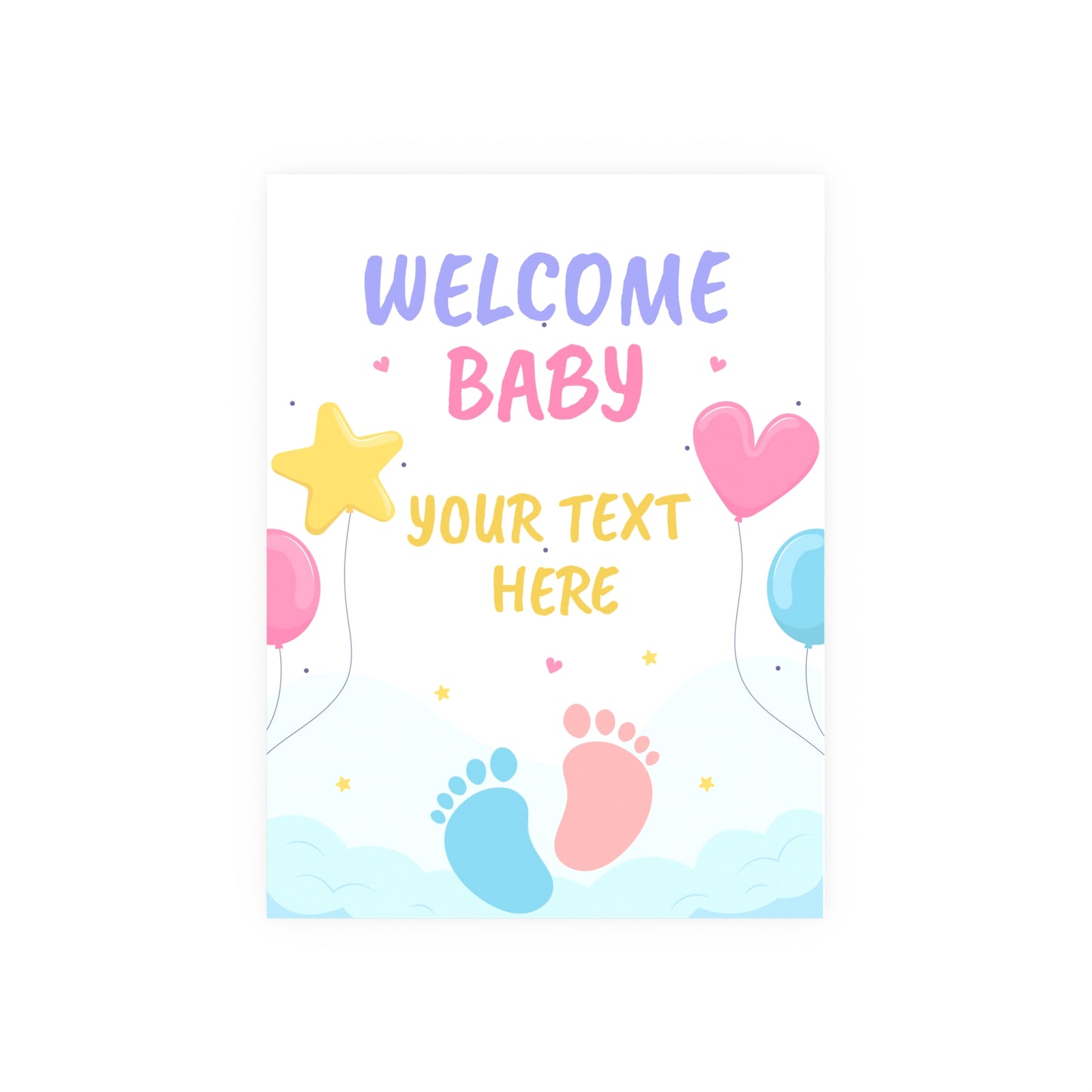 Tiny Steps, Big Dreams Custom Poster