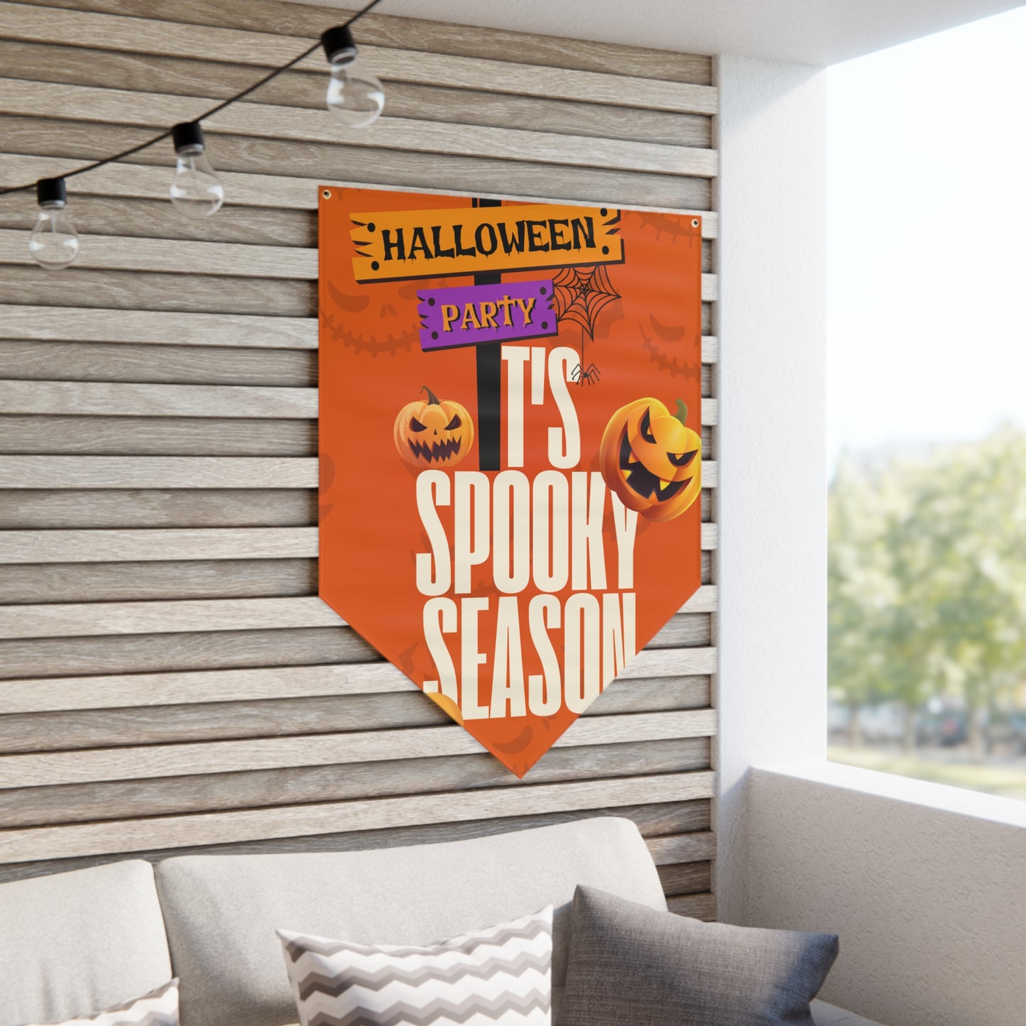 Pumpkin Party Pennant Banner