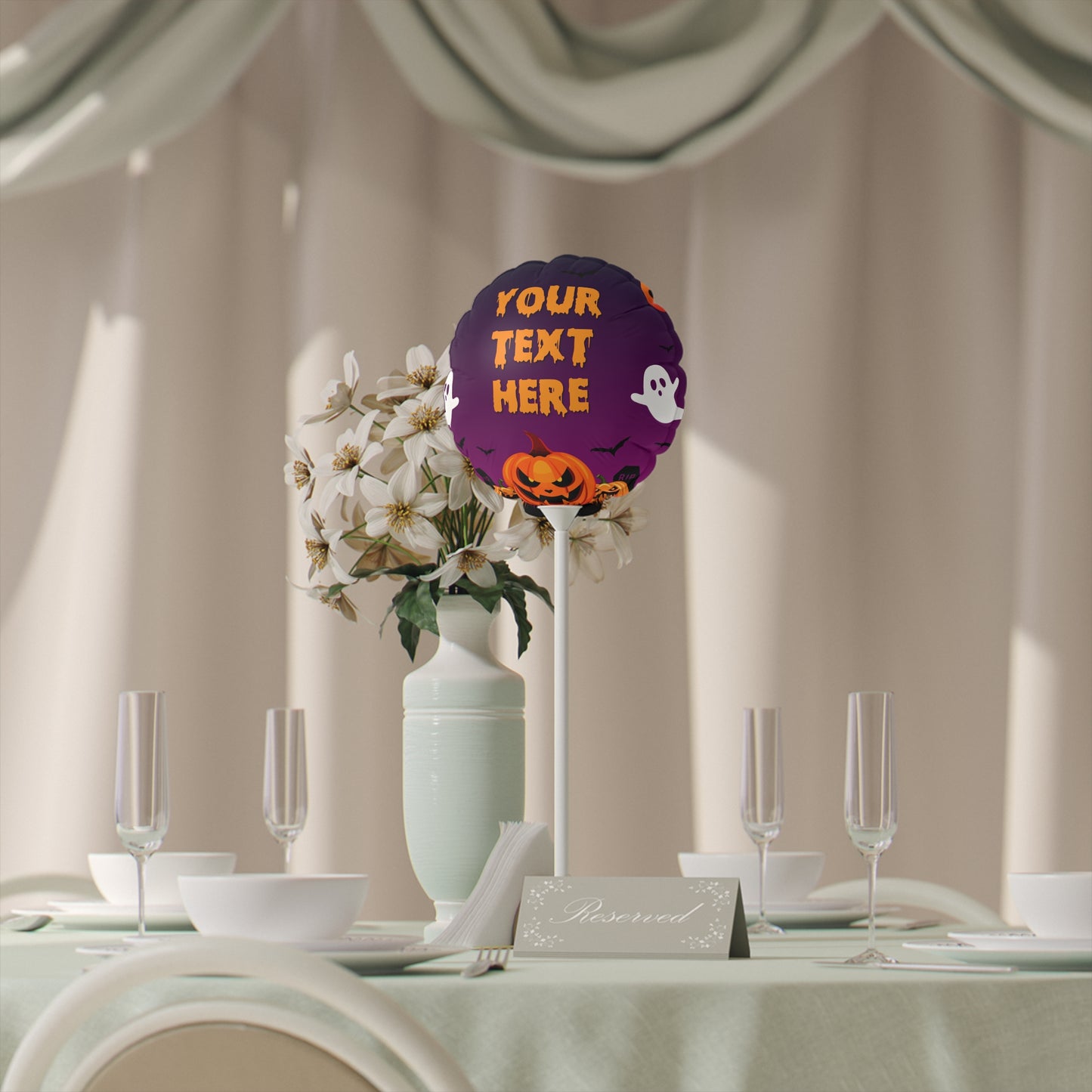 Spooky Soiree Balloons (Round and Heart-shaped), 6"