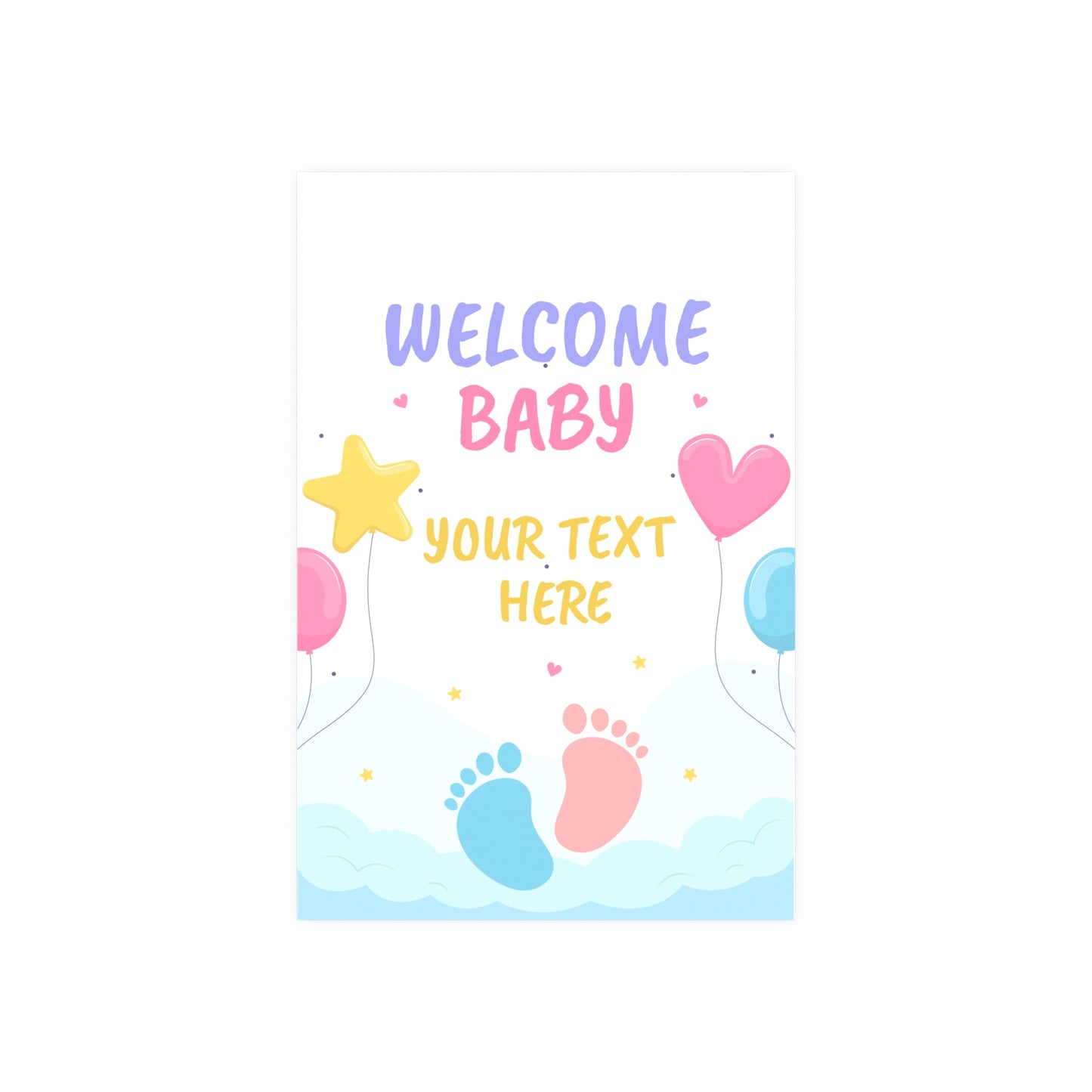 Tiny Steps, Big Dreams Custom Poster