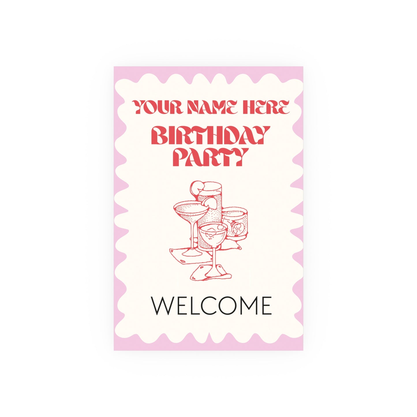 Retro Cocktail Matte Posters