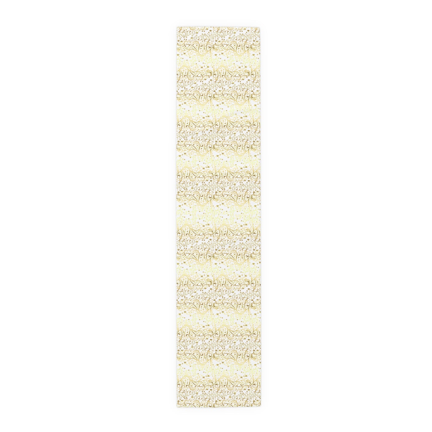 Golden Christmas Table Runner (Cotton, Poly)