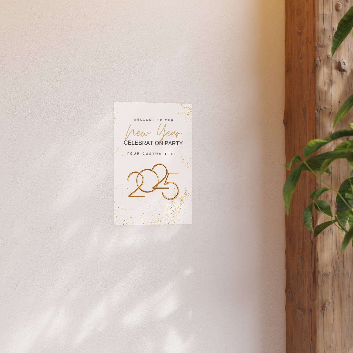 Golden New Beginnings Matte Posters