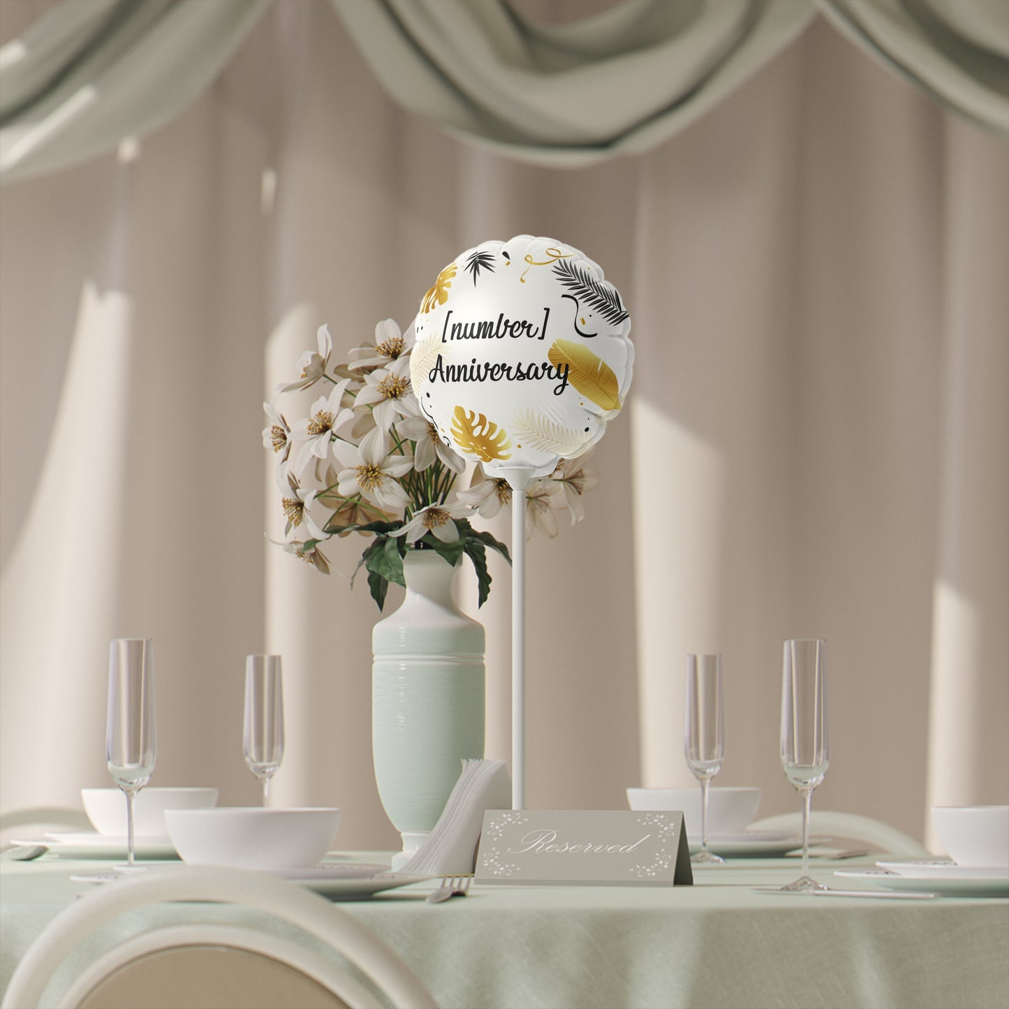 Timeless Love Balloons (Round and Heart-shaped), 6"