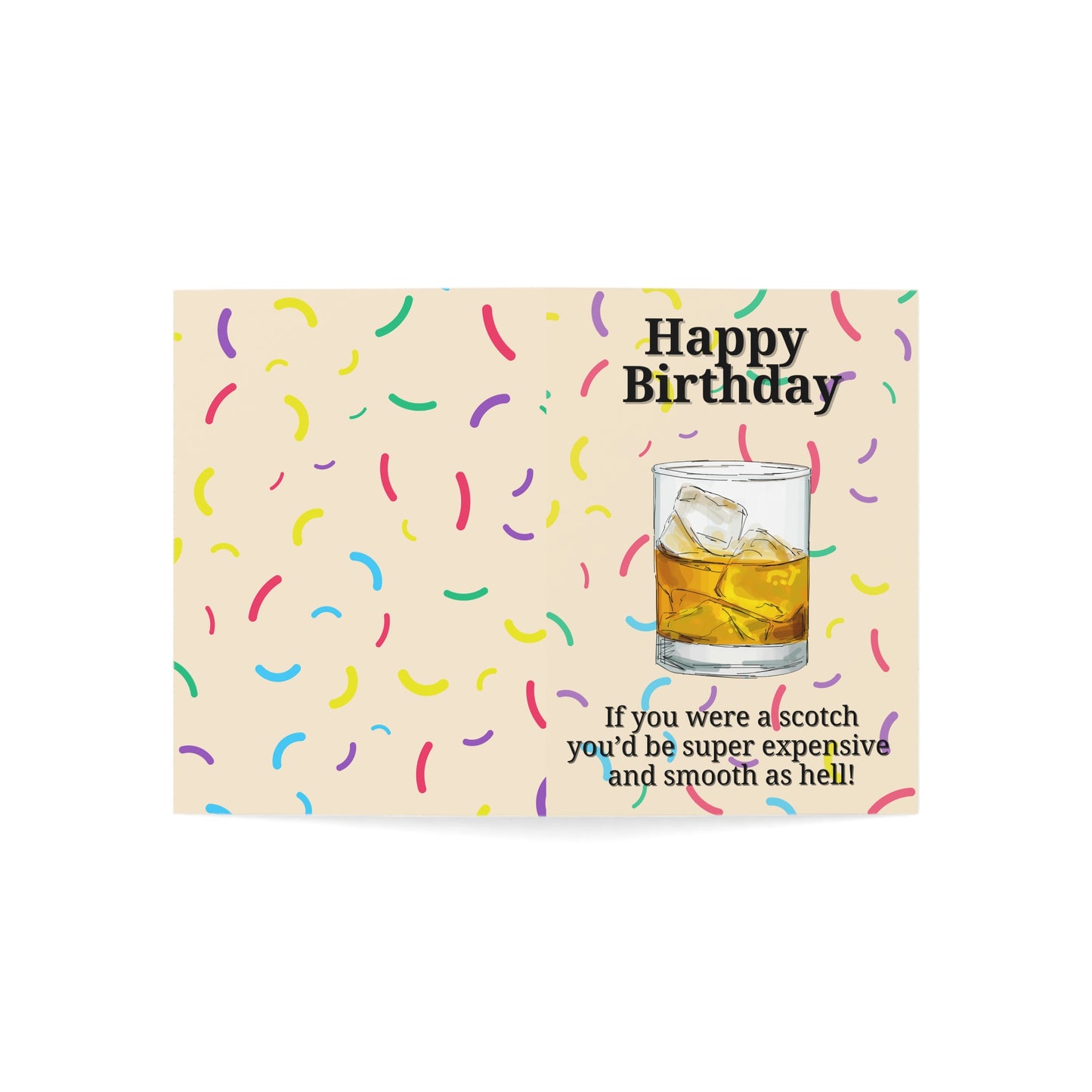 "Smooth as Scotch" Birthday Greeting Card