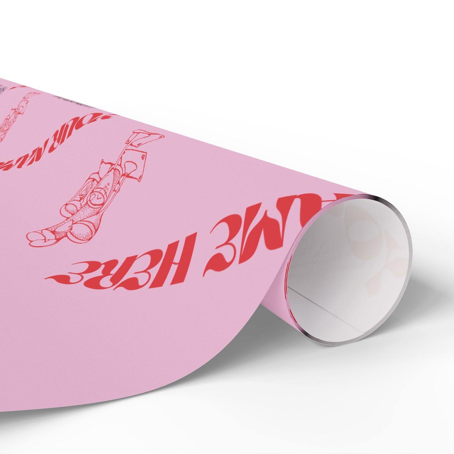 Retro Cocktail Wrapping Paper