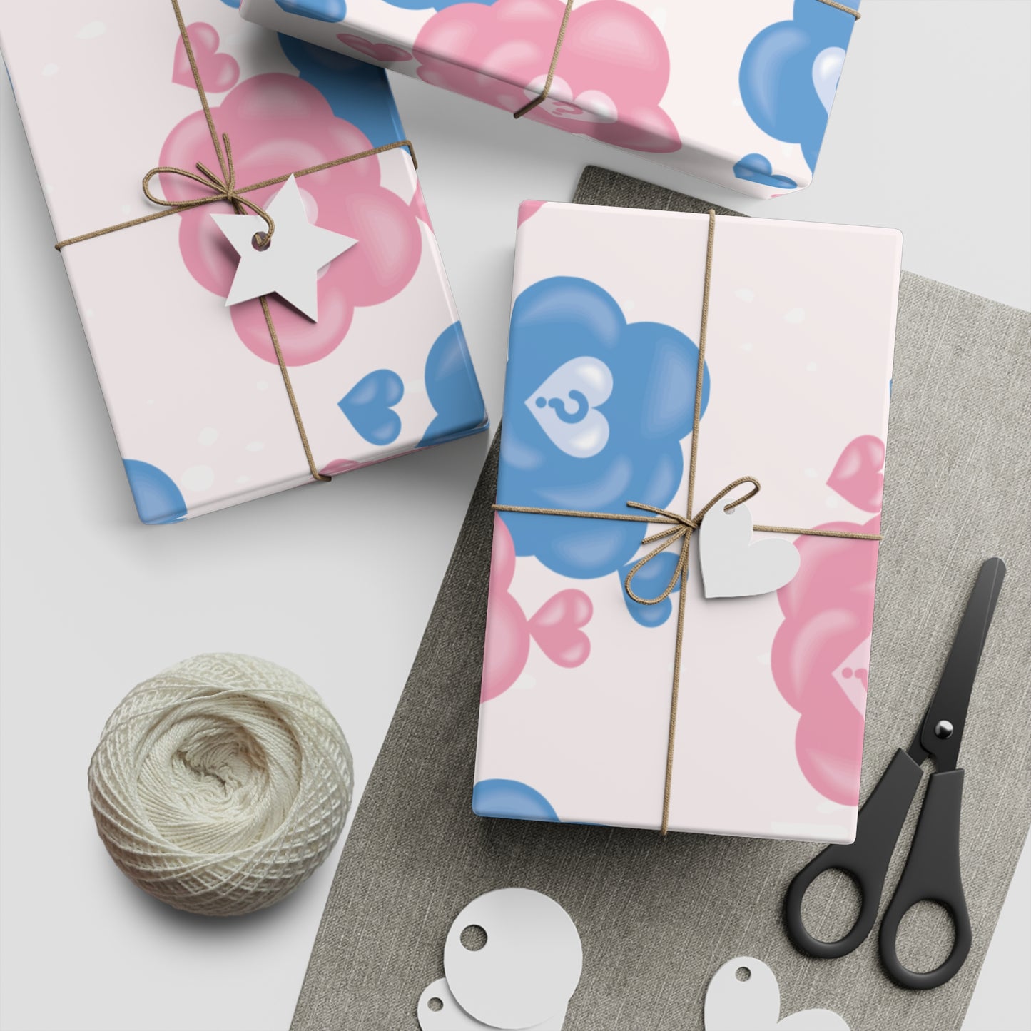 The Big Reveal Gift Wrapping Paper Sheets, 1pc