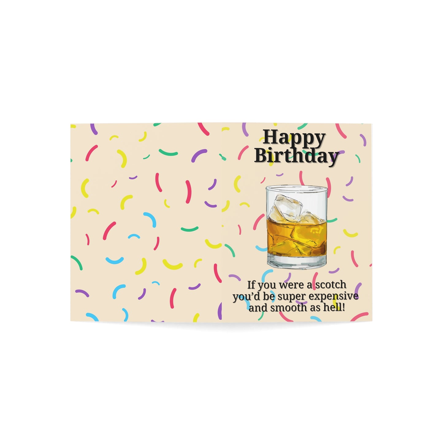 "Smooth as Scotch" Birthday Greeting Card