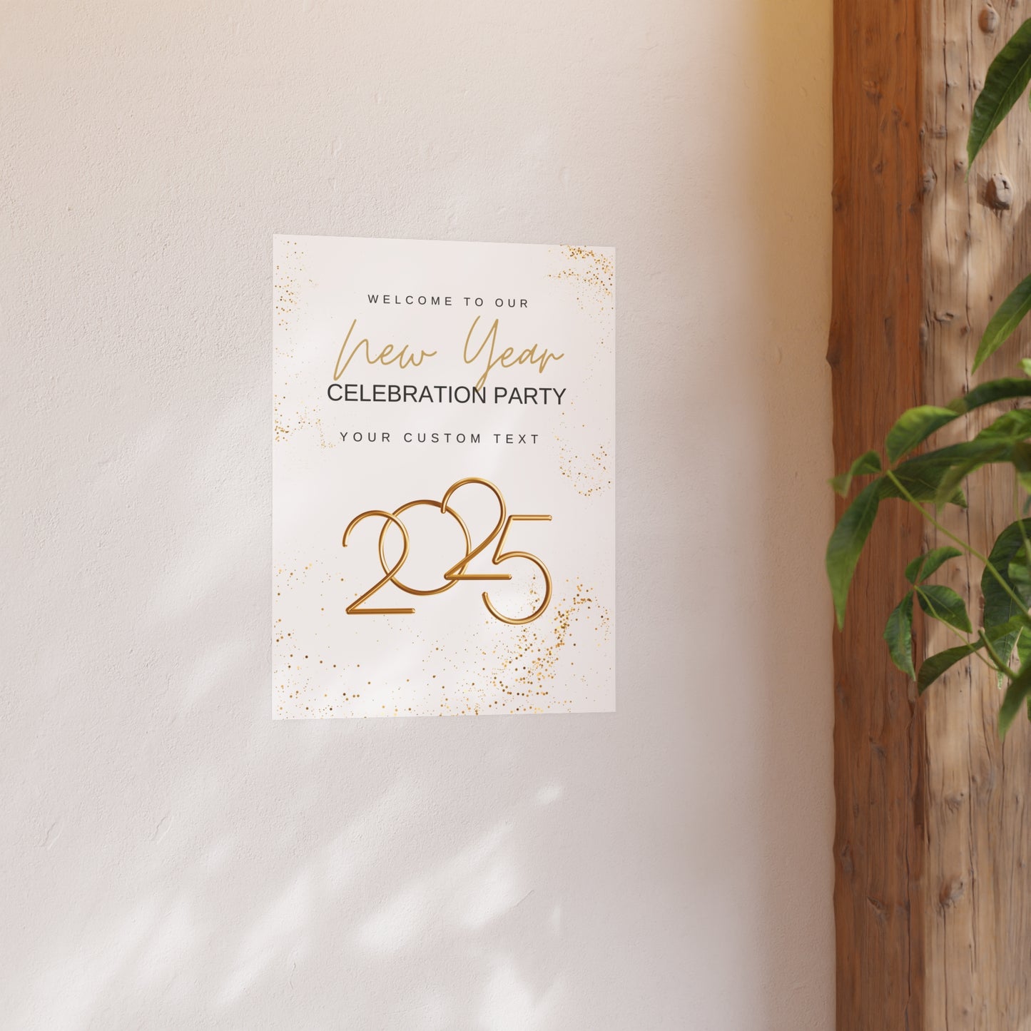 Golden New Beginnings Matte Posters