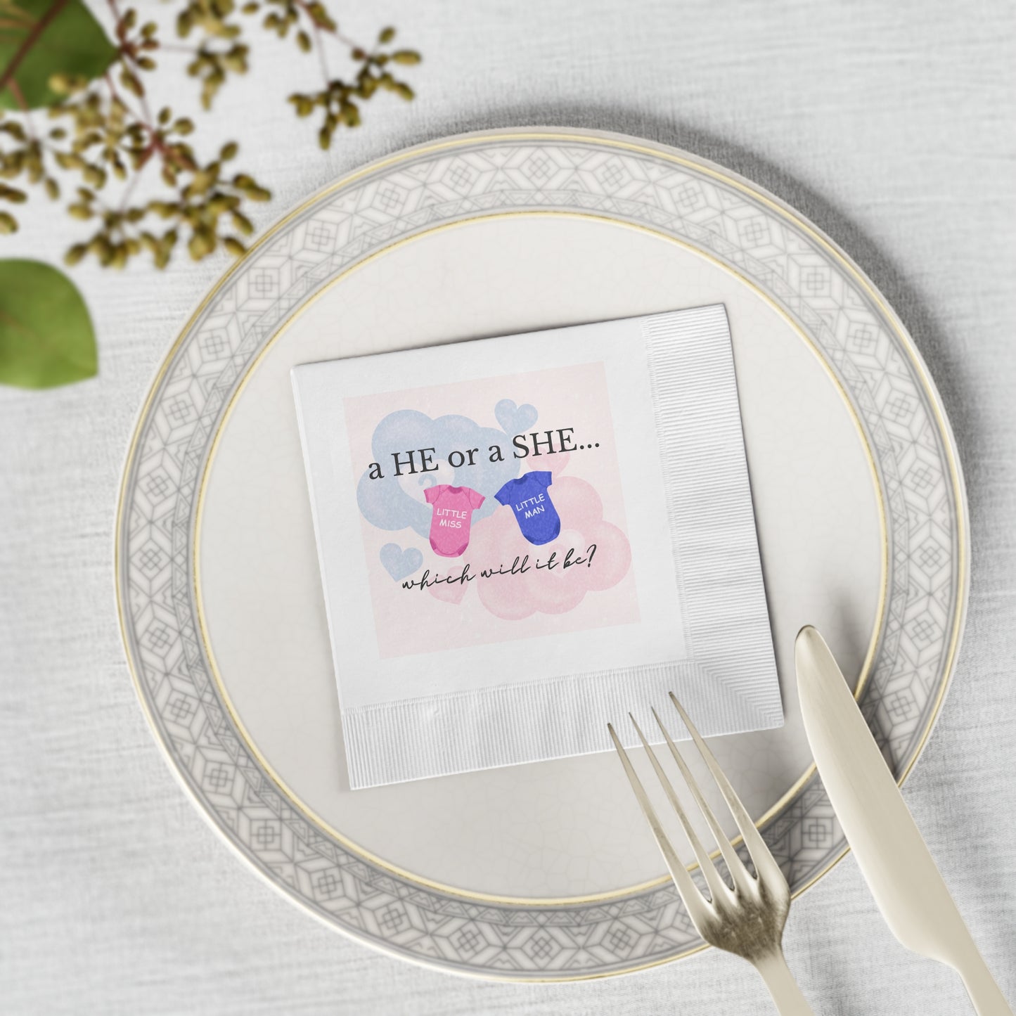 The Big Reveal Napkins