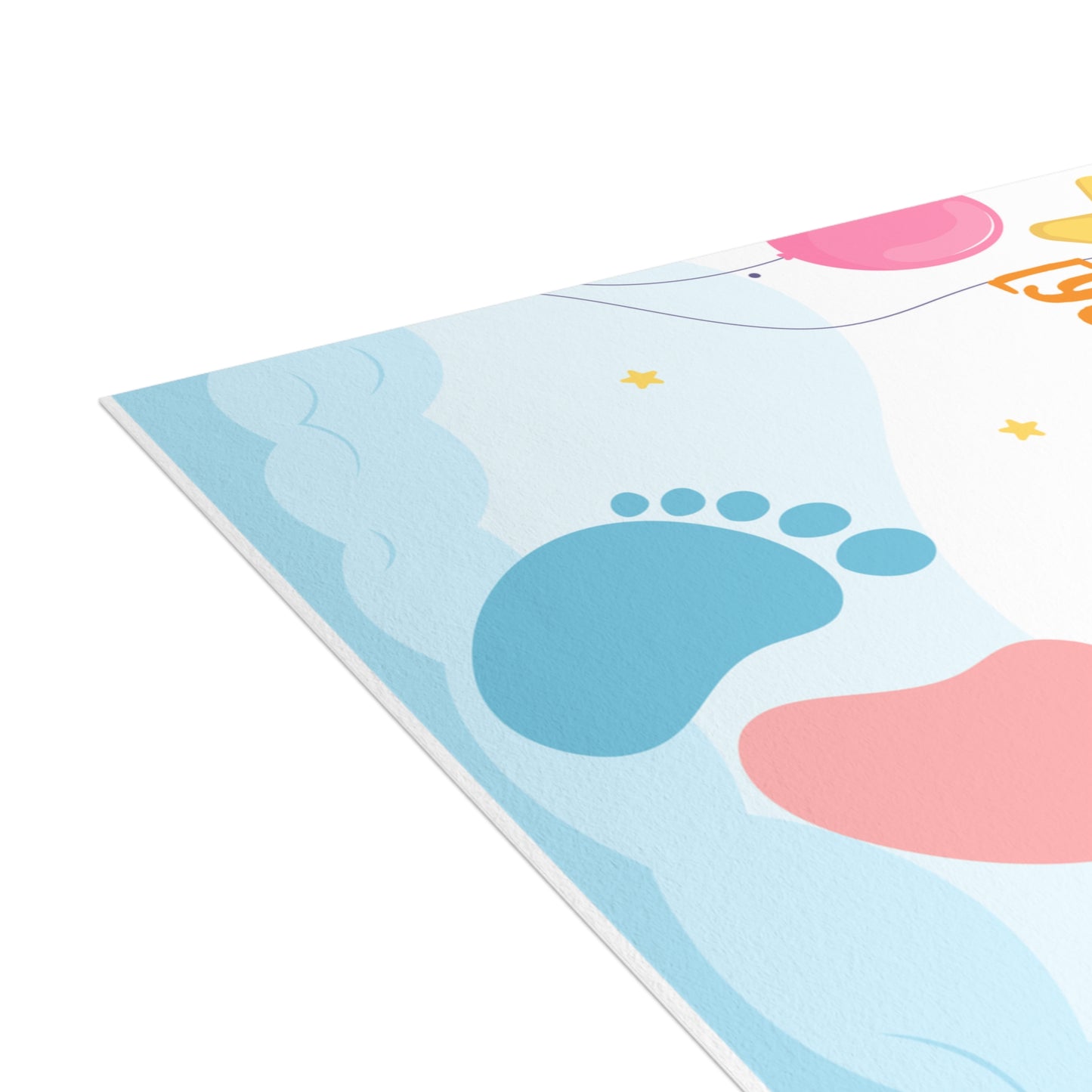 Tiny Steps, Big Dreams Invitation Postcard