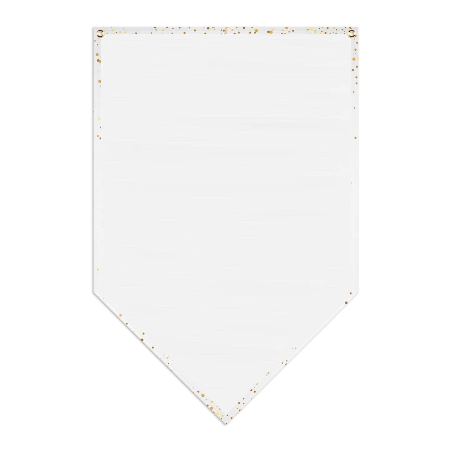 Golden Christmas Pennant Banner