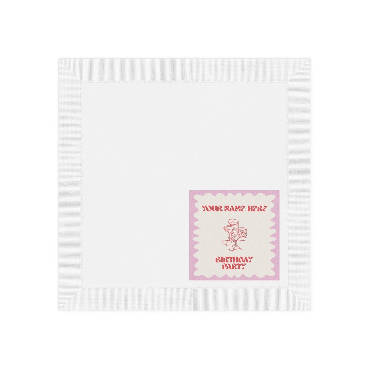 Retro Cocktail Napkins