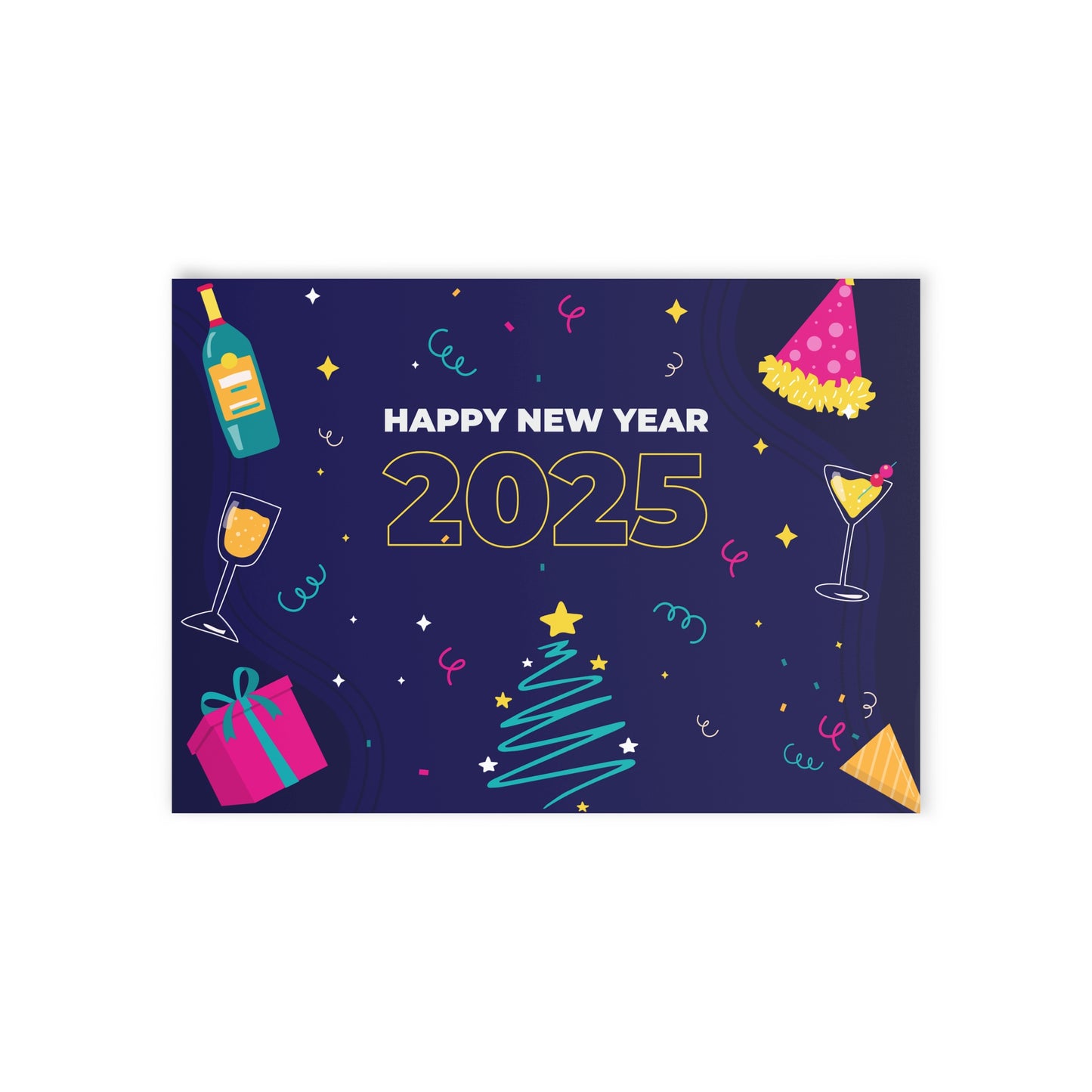 Cosmic Countdown Holiday Cards