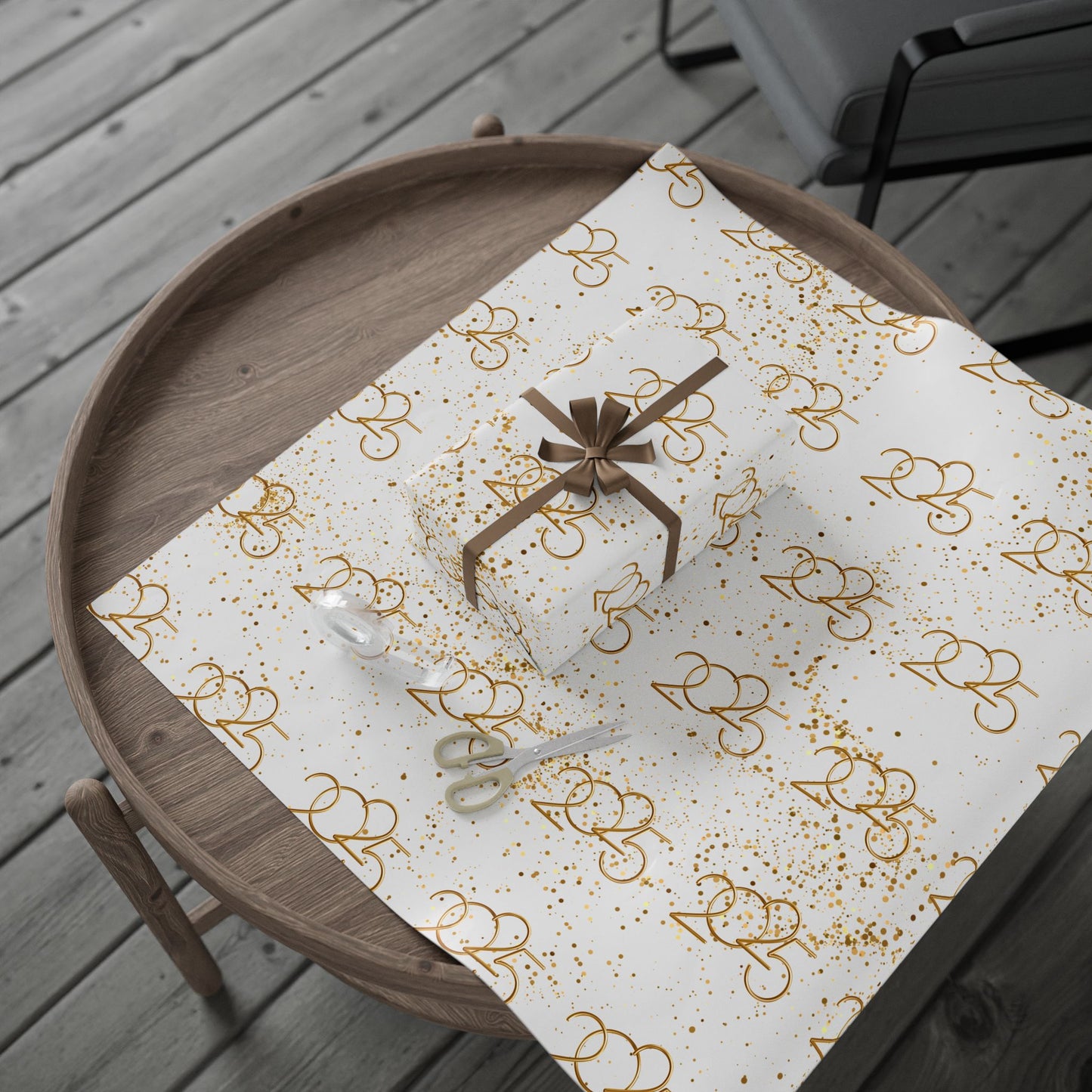 Golden New Beginnings Wrapping Papers