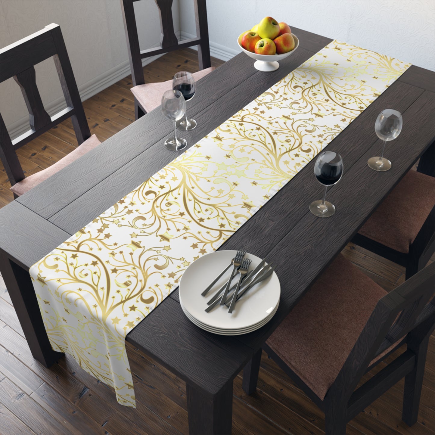 Golden New Beginnings Table Runner