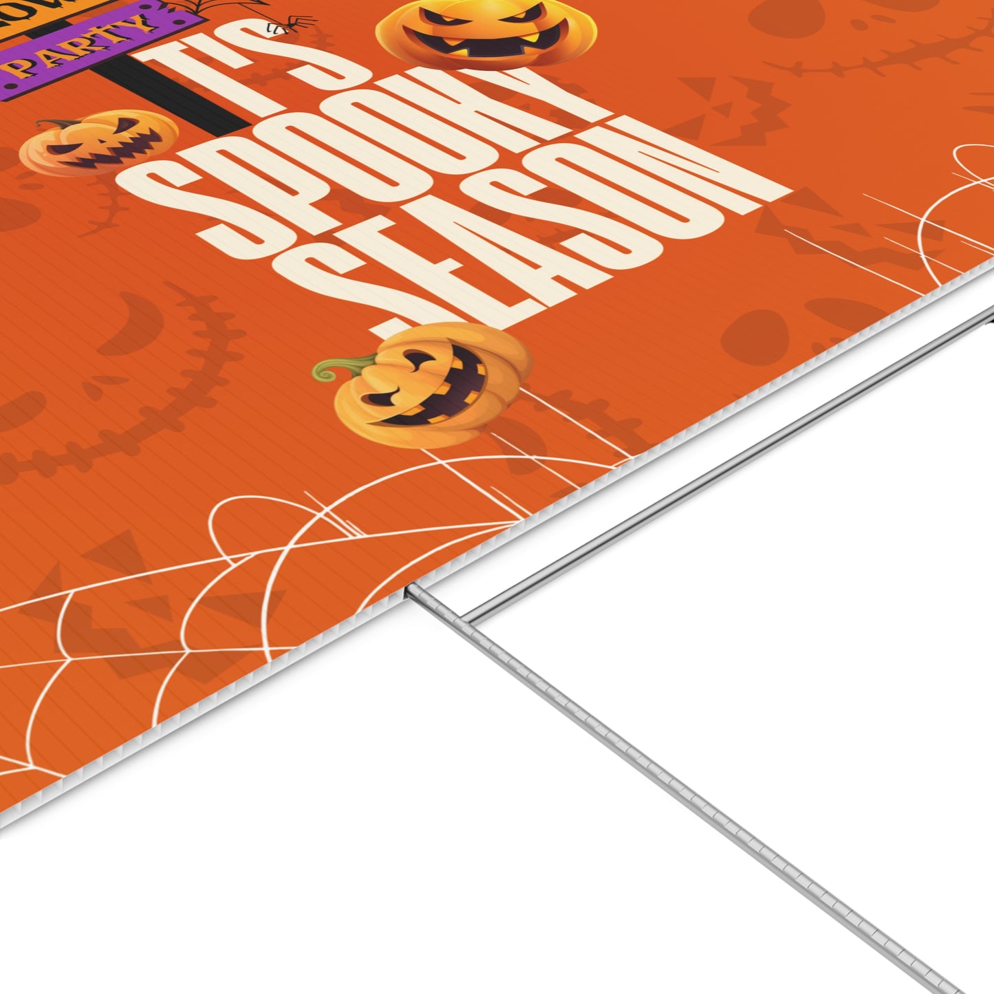Pumpkin Party Lawn Sign