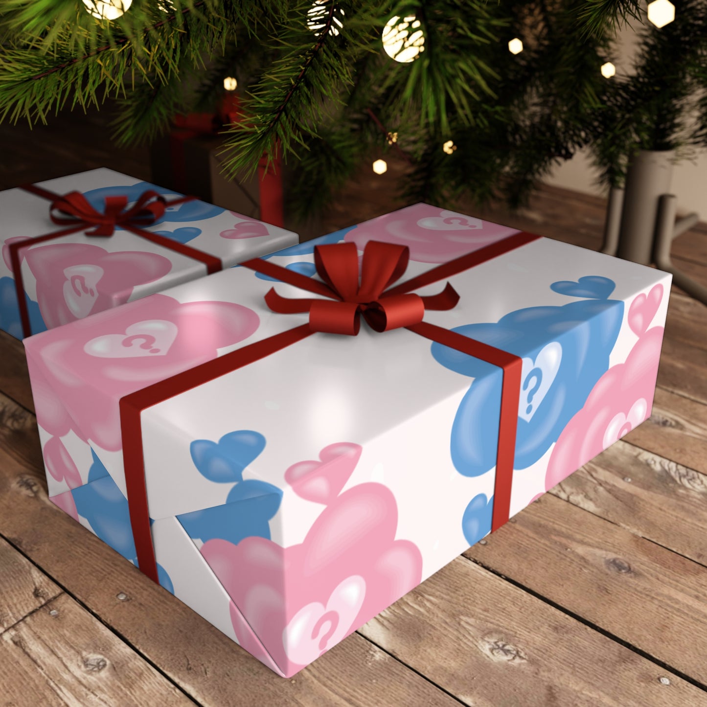 The Big Reveal Gift Wrapping Paper Sheets, 1pc