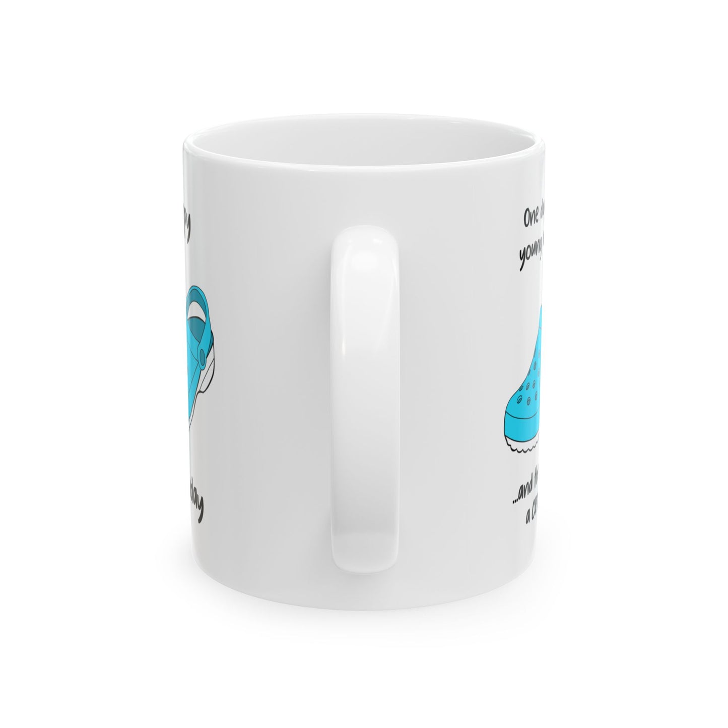 "Happy Croc Birthday" Ceramic Coffee Mug