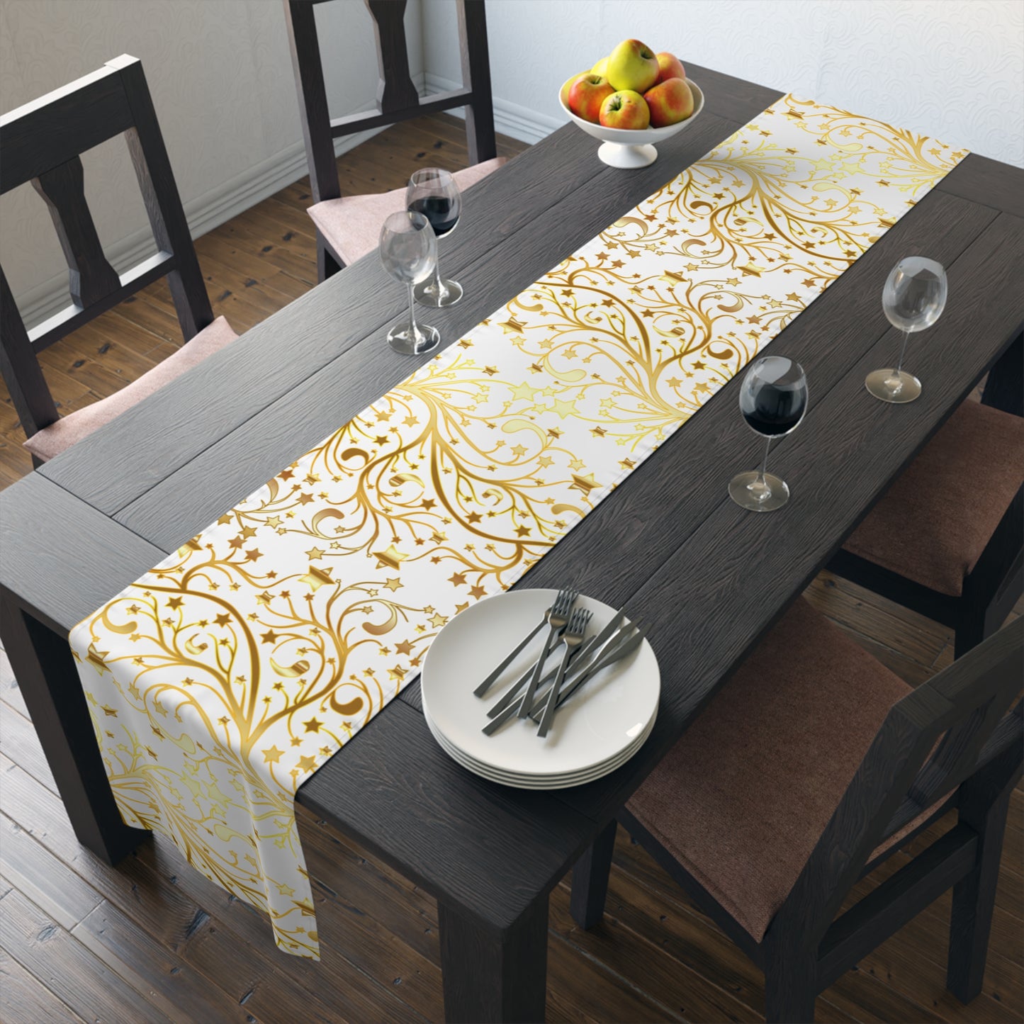 Golden New Beginnings Table Runner