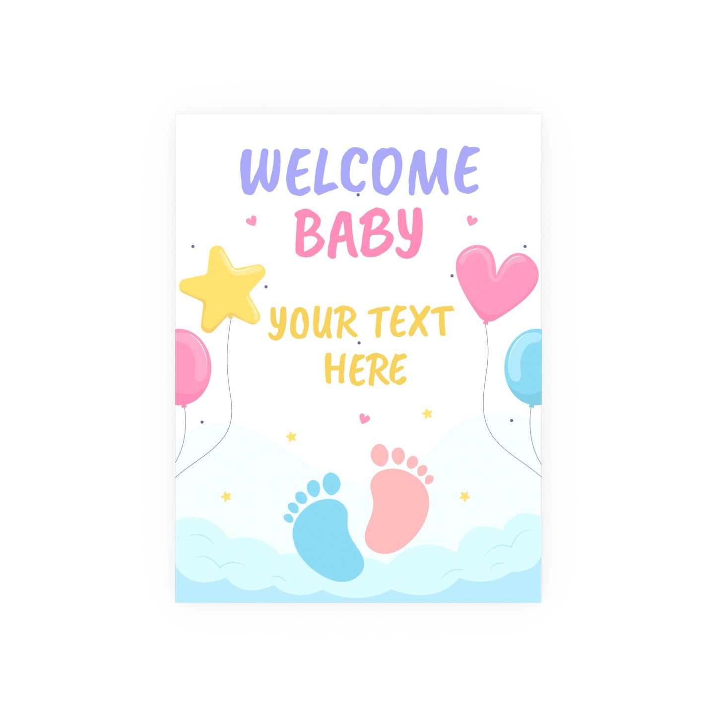 Tiny Steps, Big Dreams Custom Poster