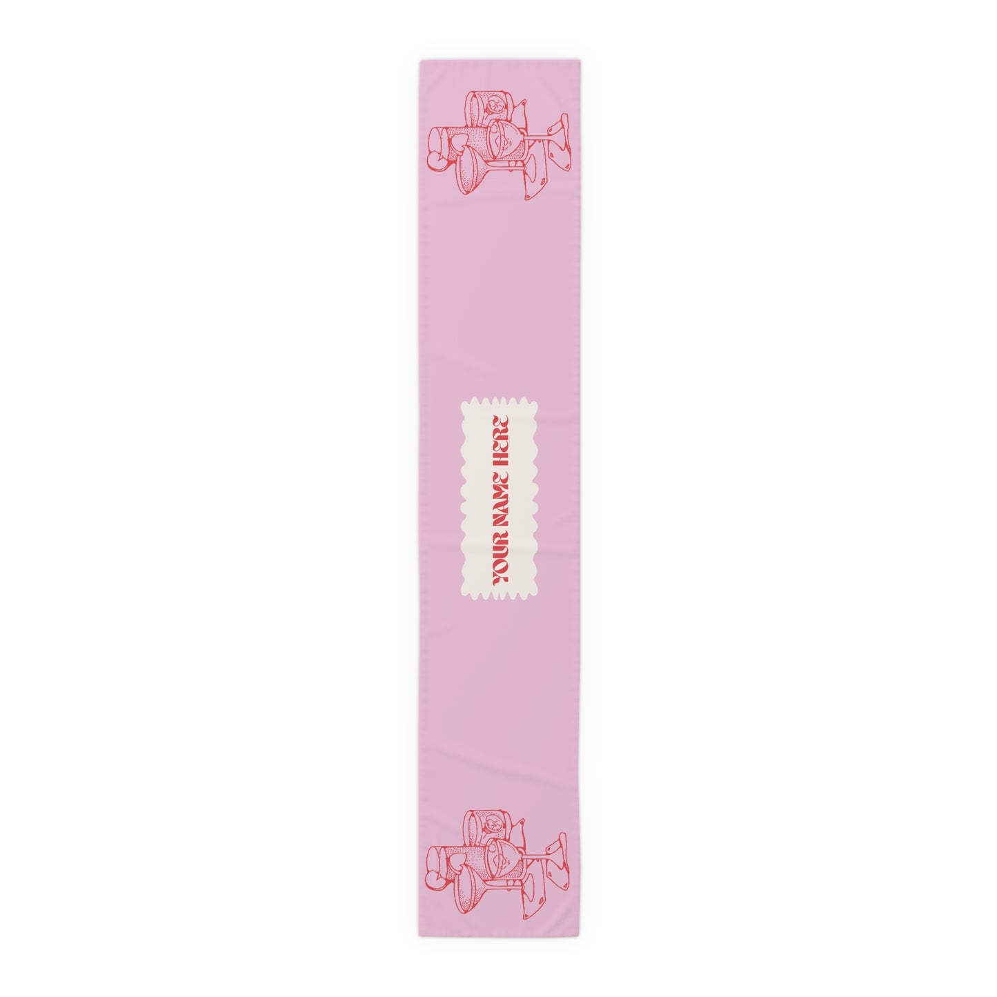 Retro Cocktail Table Runner (Cotton, Poly)