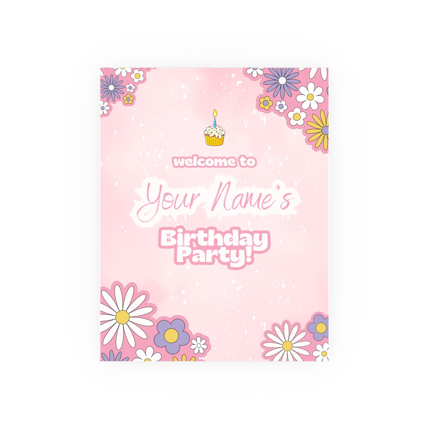 Blossom Birthday Matte Posters