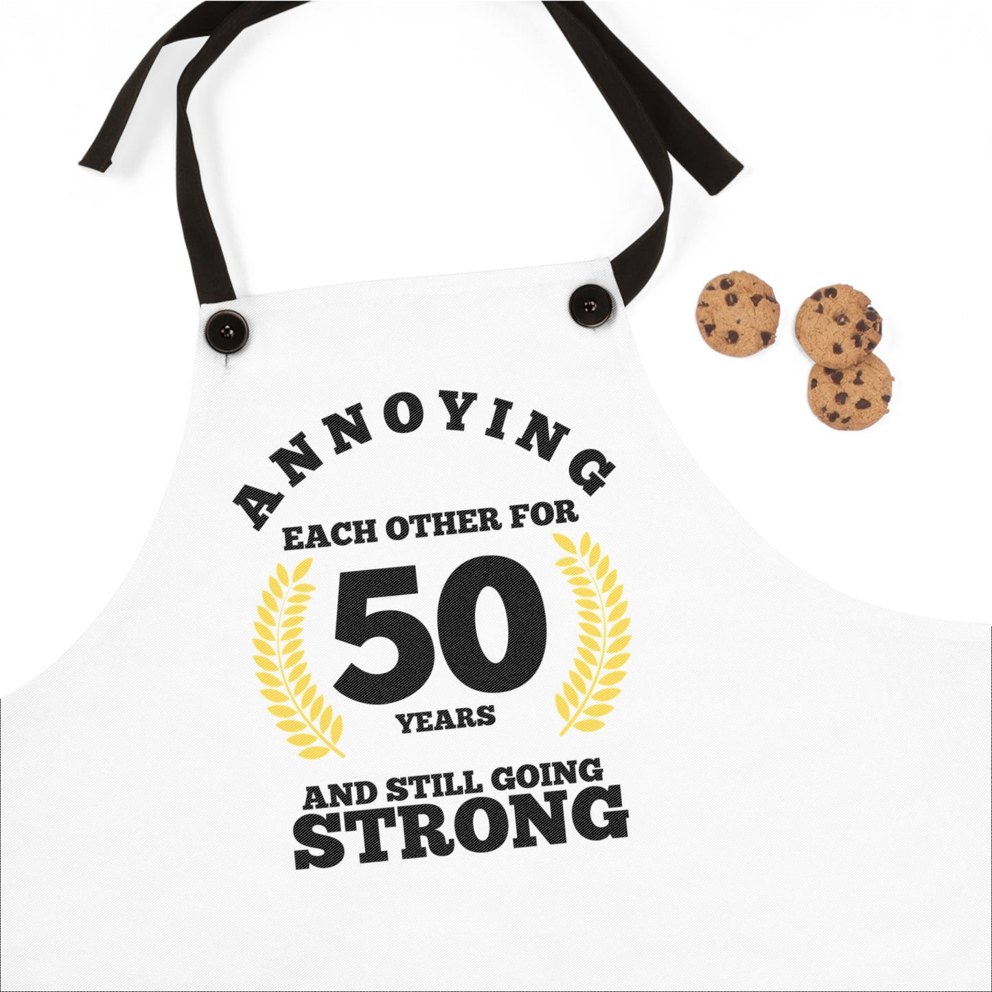 "50 Years Strong" Anniversary Apron