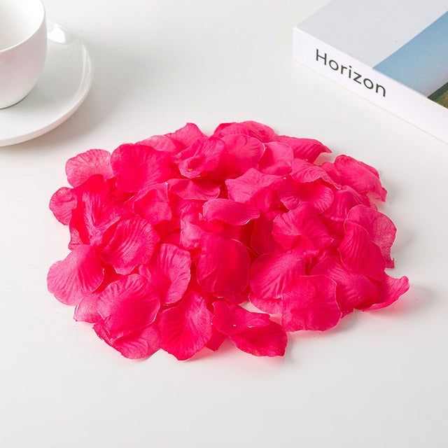 Fake Rose Petals DIY Party Decorations