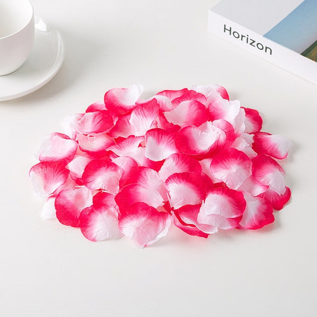 Fake Rose Petals DIY Party Decorations