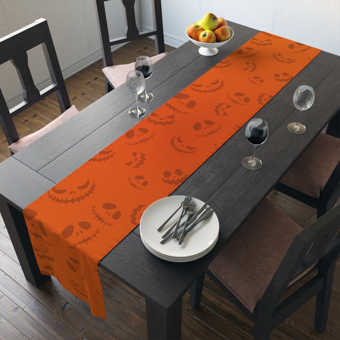 Pumpkin Party Table Runner (Cotton, Poly)