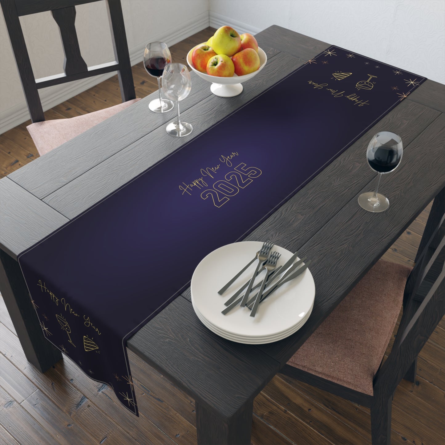 Starlit Celebration Table Runner (Cotton, Poly)