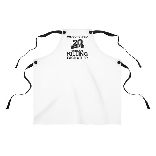 "20 Years Together" Funny Anniversary Apron