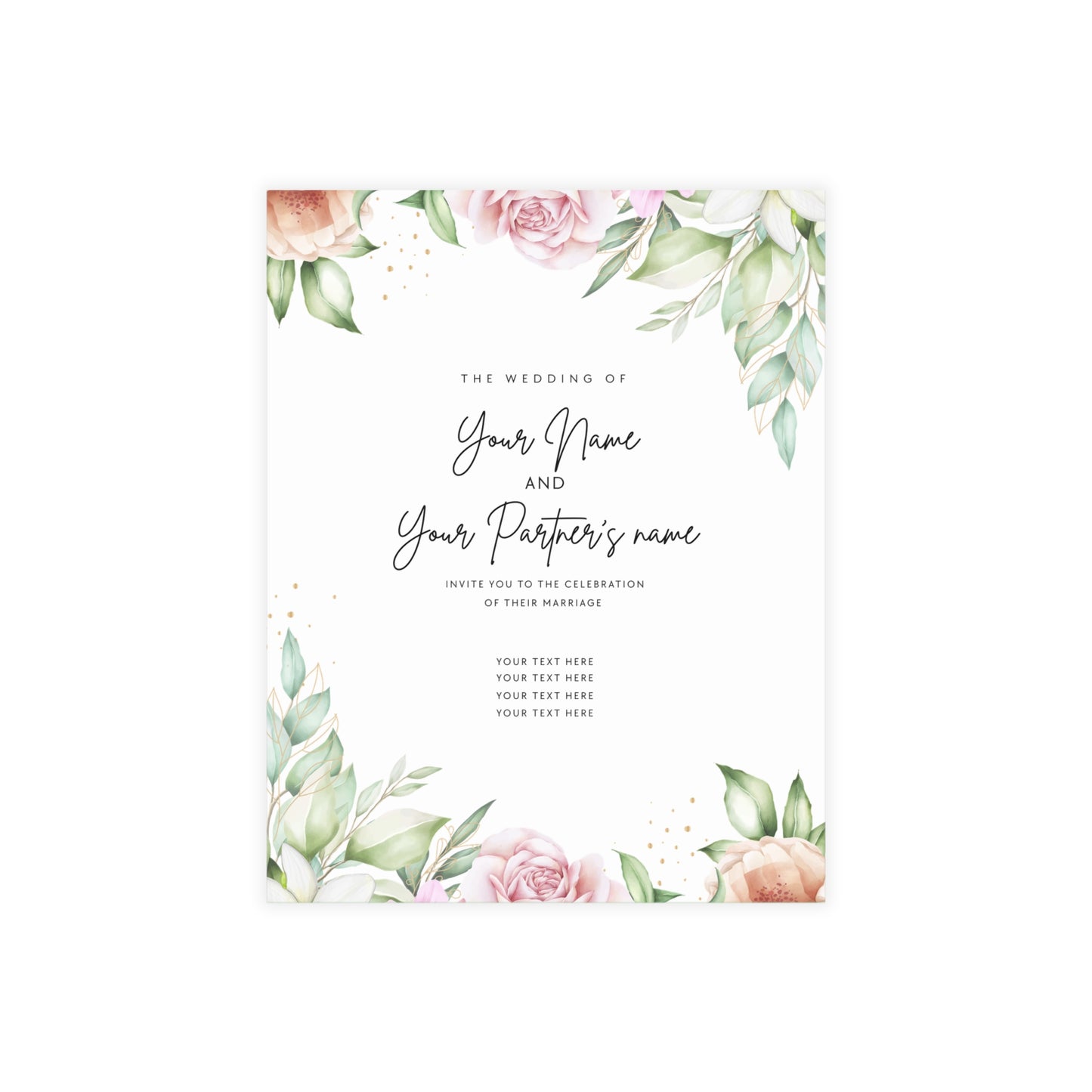 Floral Romance Postcard Bundles