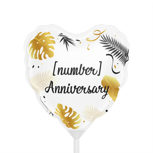 Timeless Love Balloons (Round and Heart-shaped), 6"