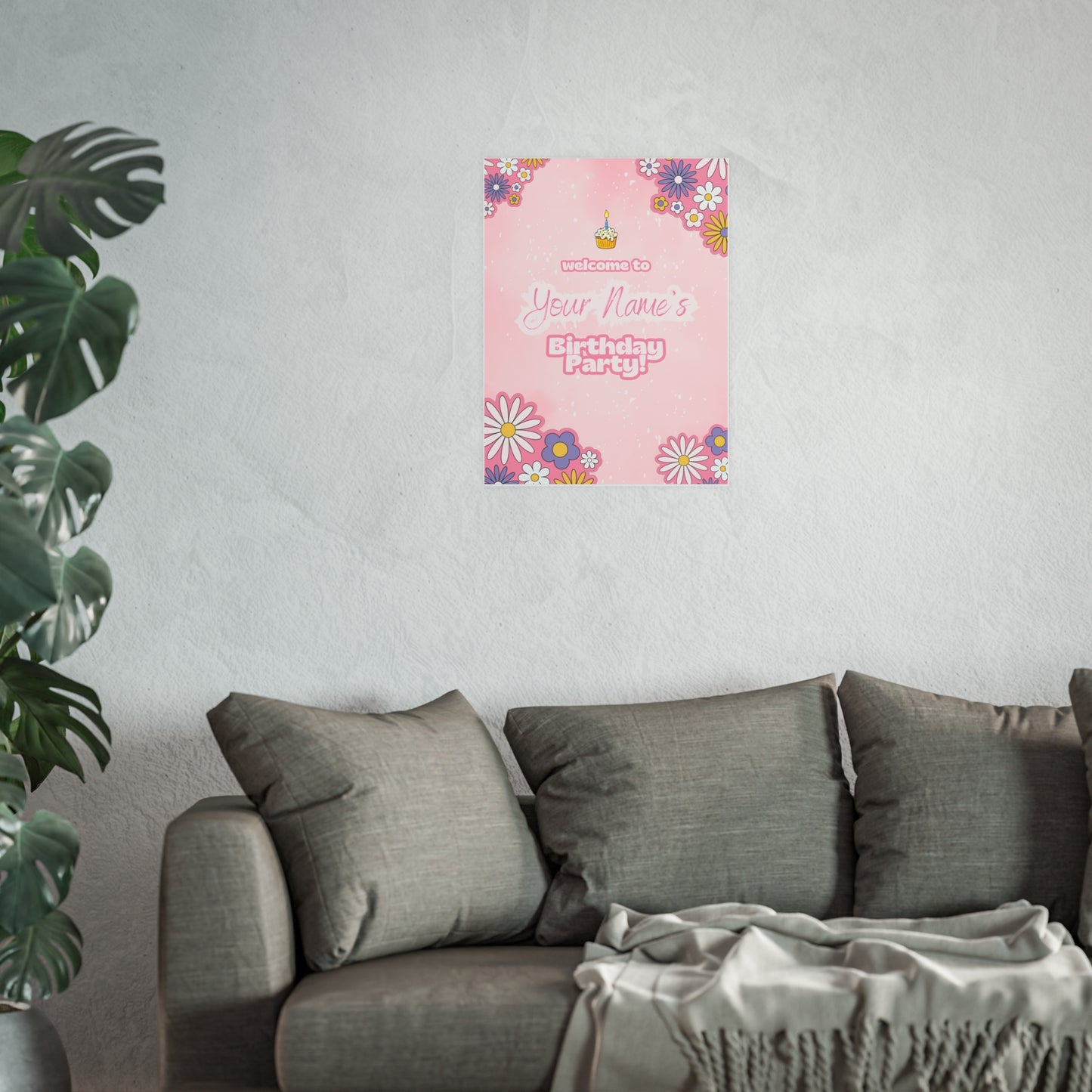 Blossom Birthday Matte Posters