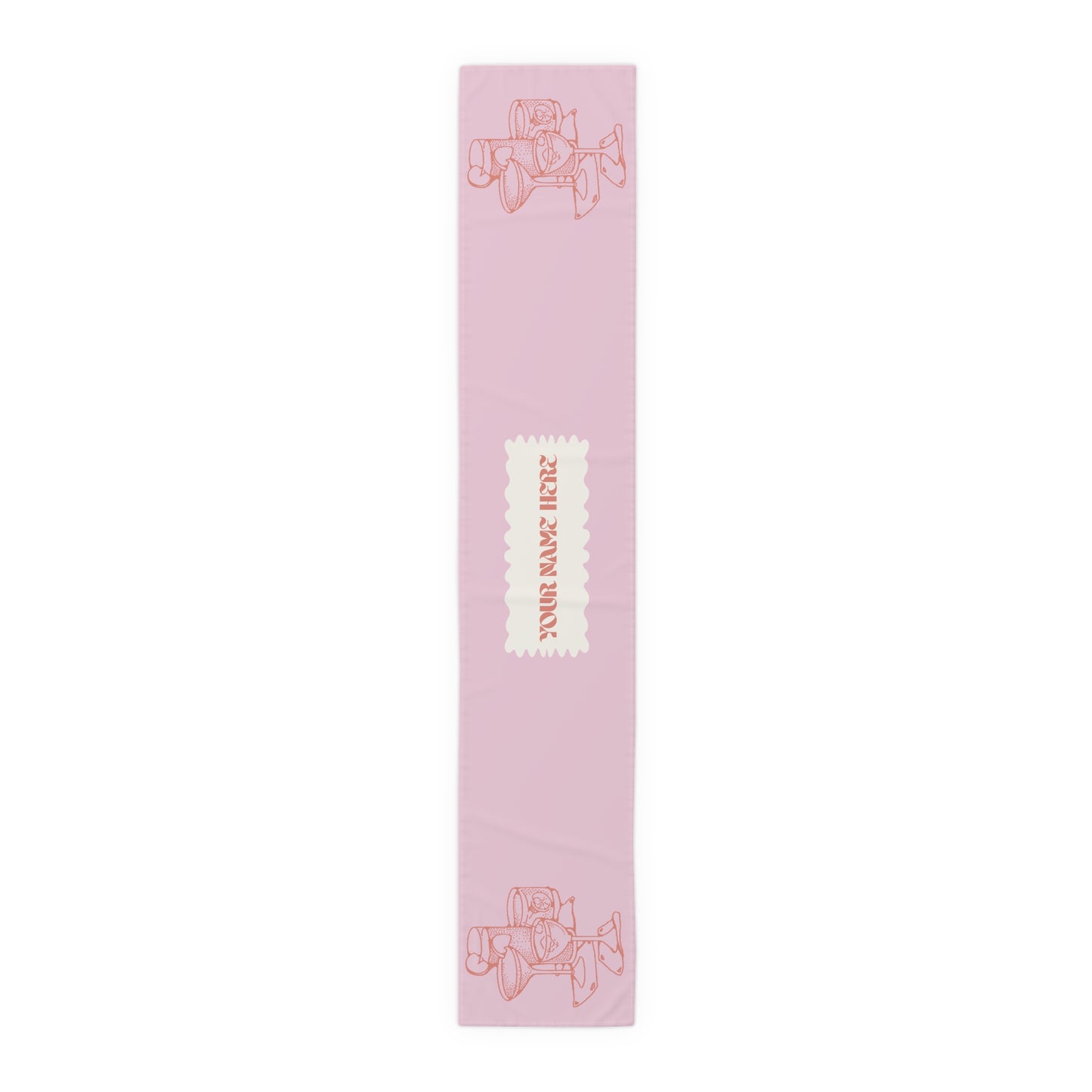Retro Cocktail Table Runner (Cotton, Poly)