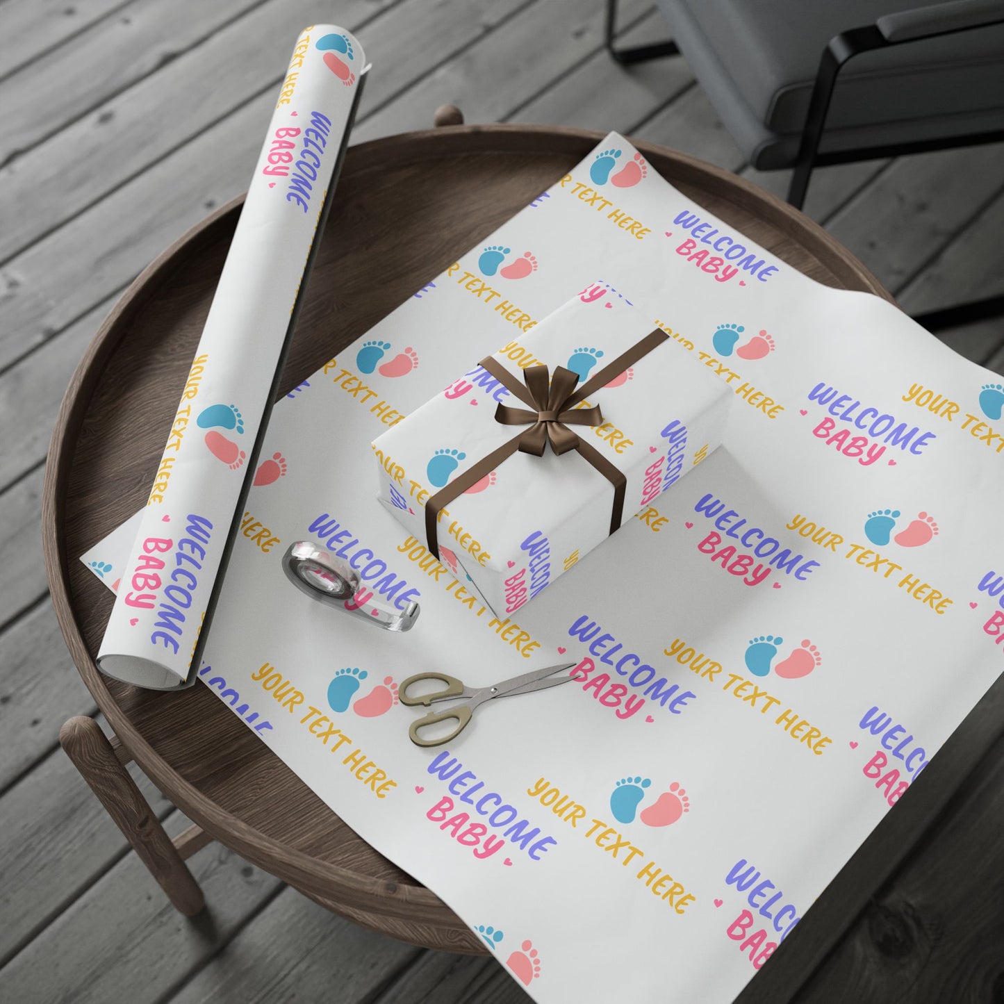 Tiny Steps, Big Dreams Wrapping Paper