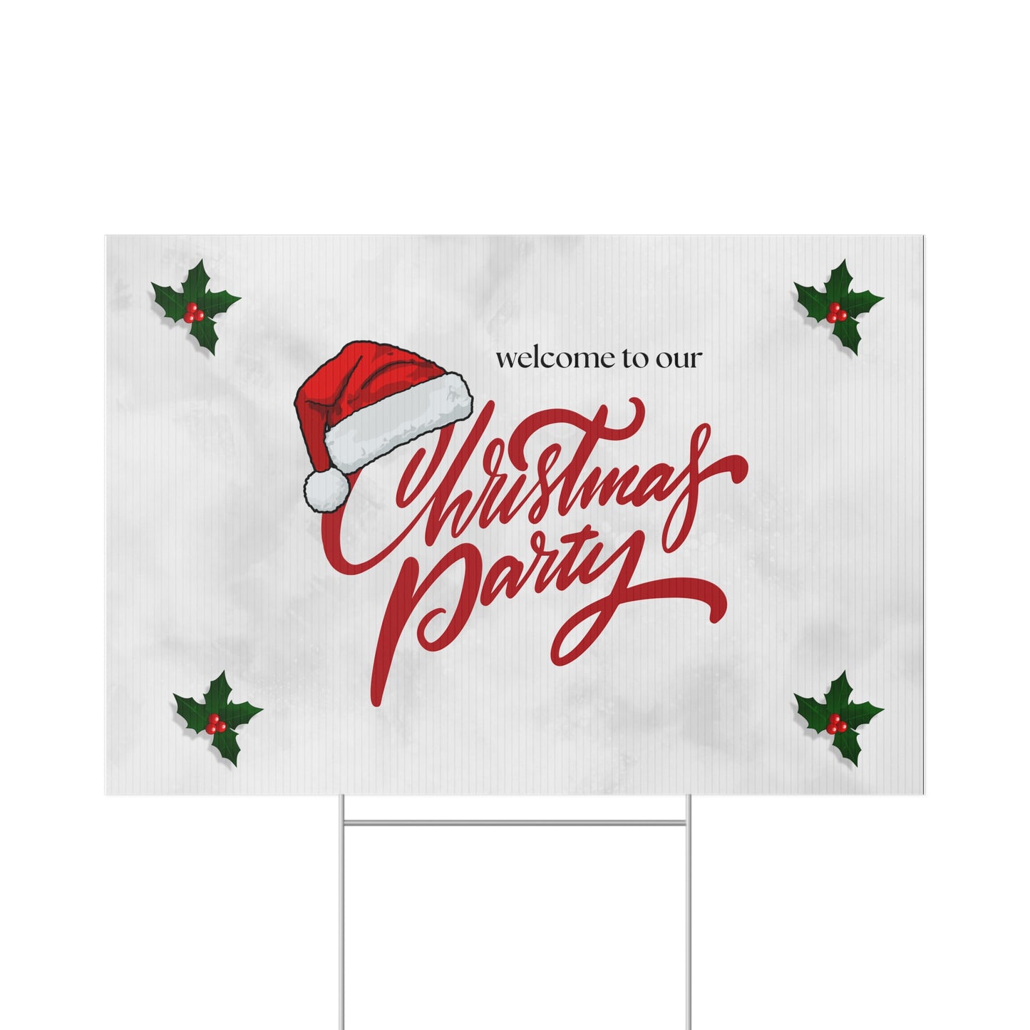 Merry Gathering Lawn Sign