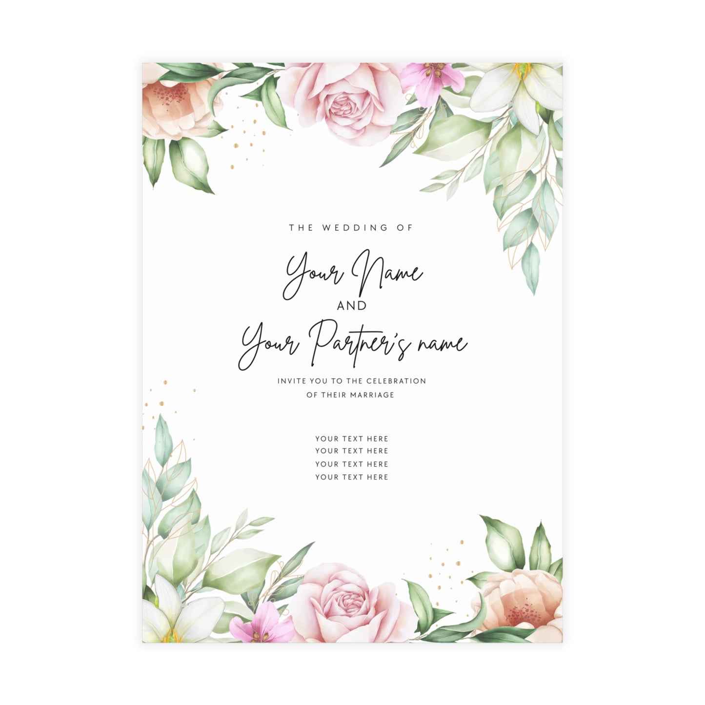 Floral Romance Postcard Bundles
