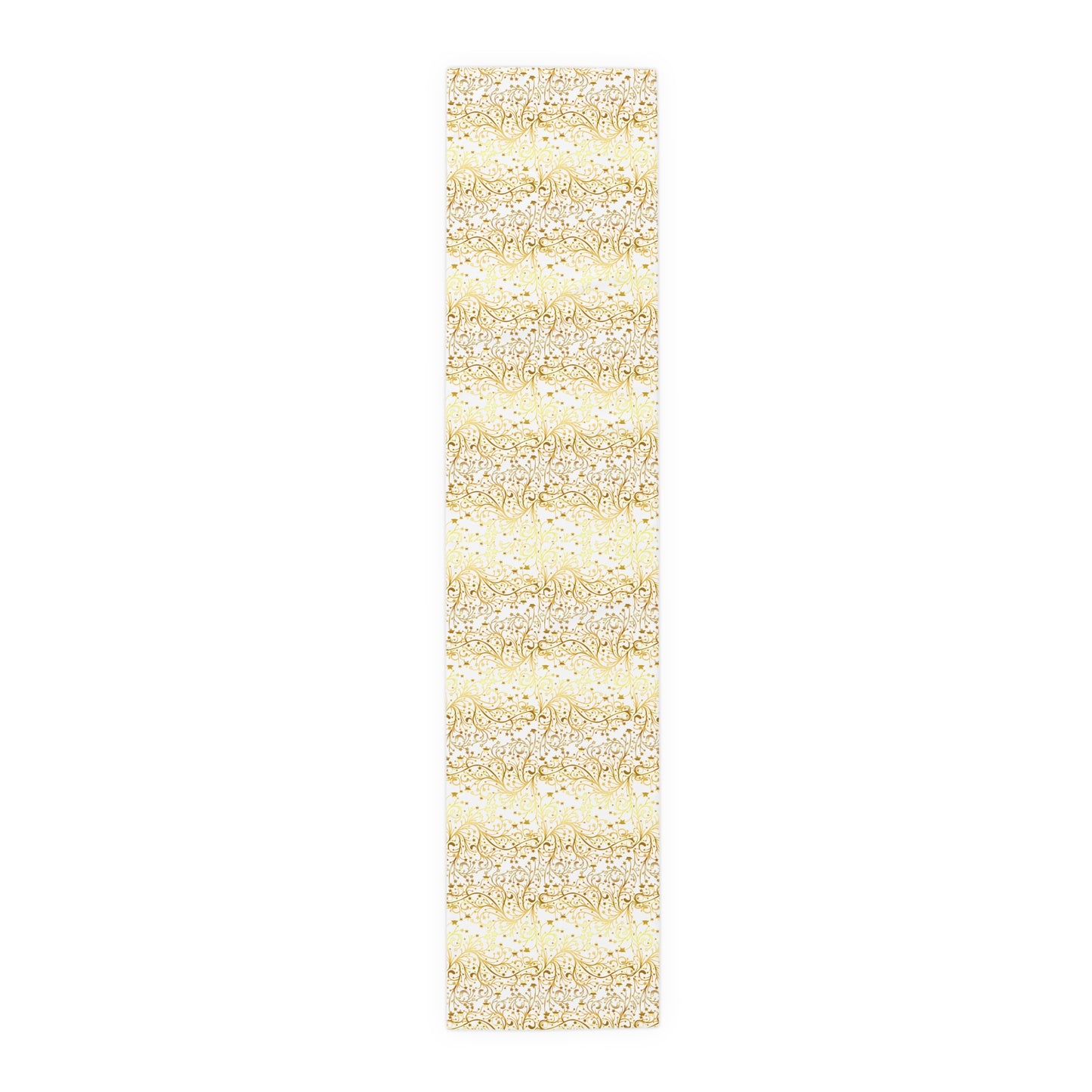Golden Christmas Table Runner (Cotton, Poly)