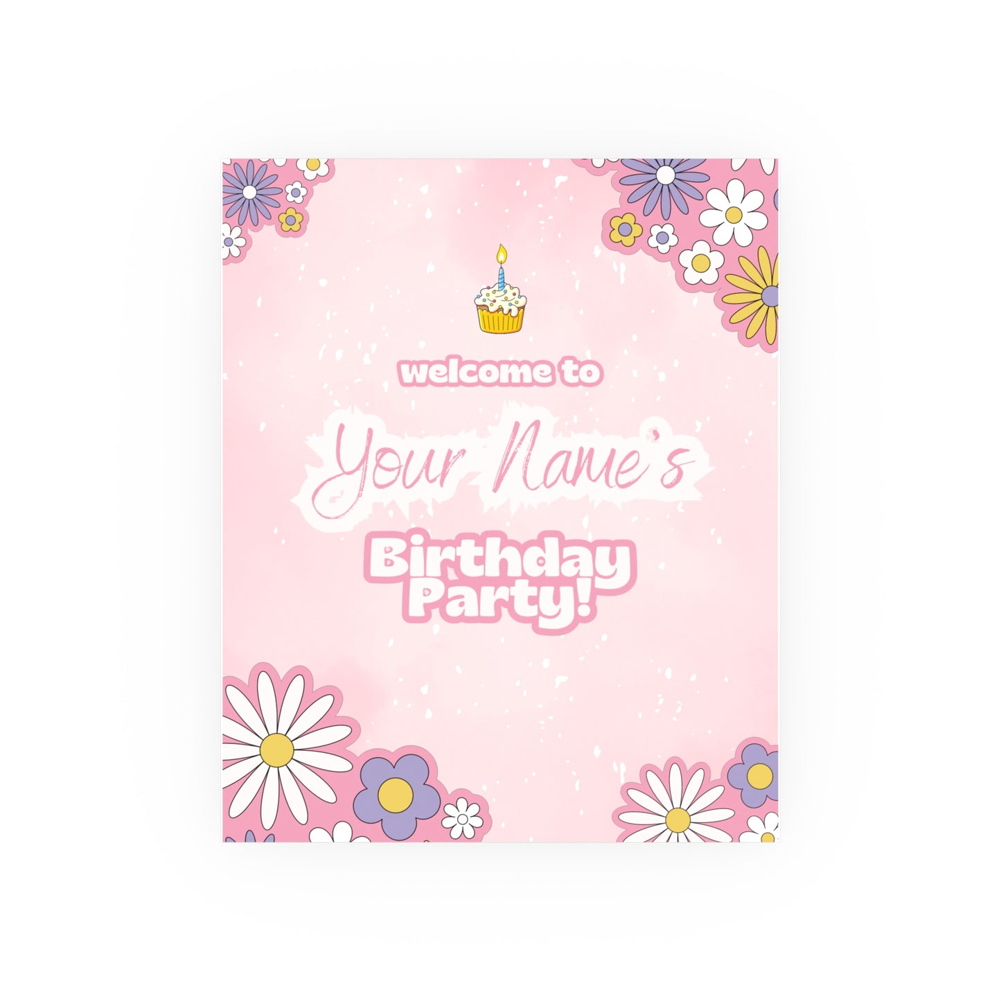 Blossom Birthday Matte Posters